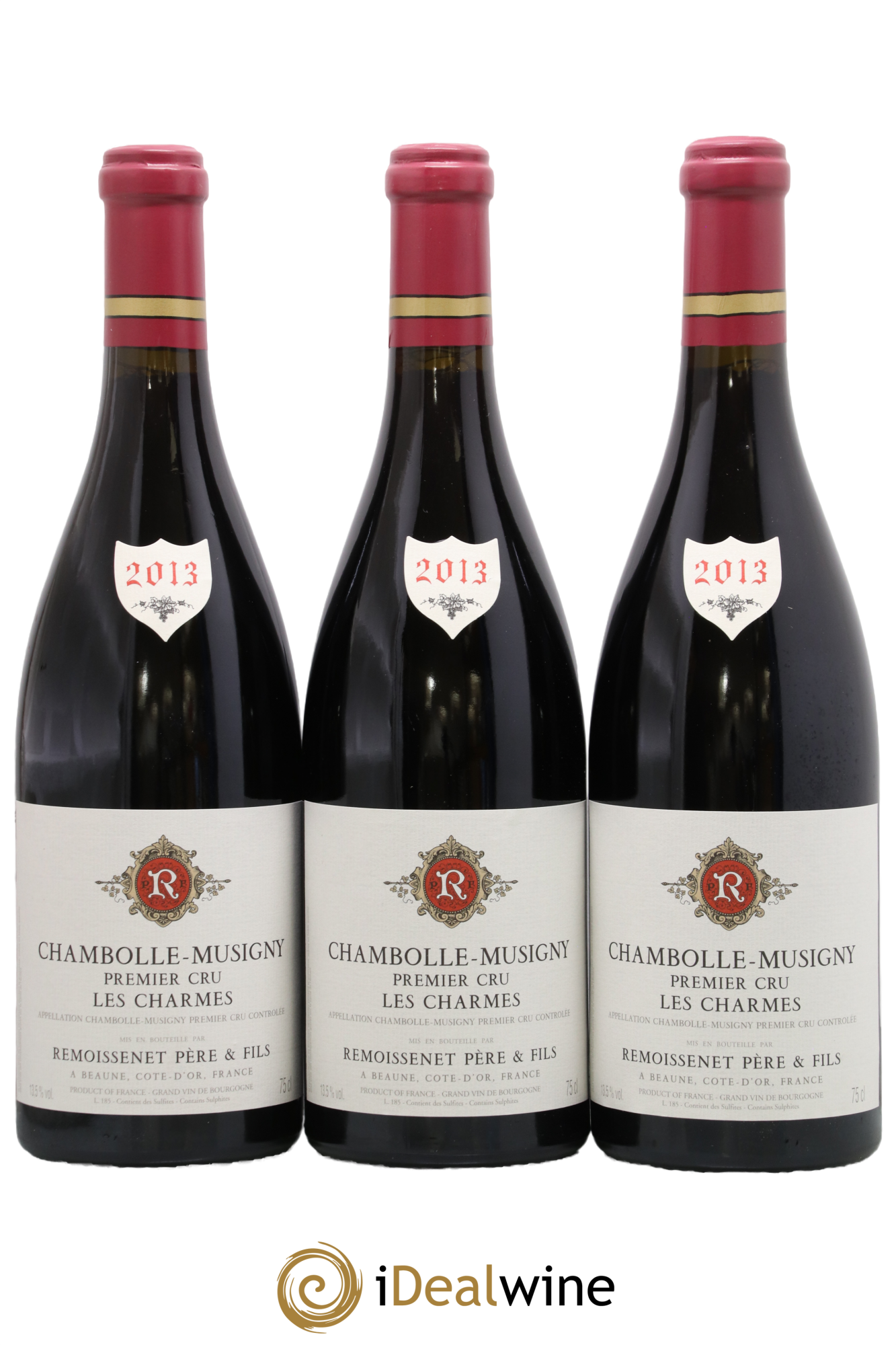 Chambolle-Musigny 1er Cru Les Charmes Remoissenet Père et Fils 2013 - Posten von 3 Flaschen - 0