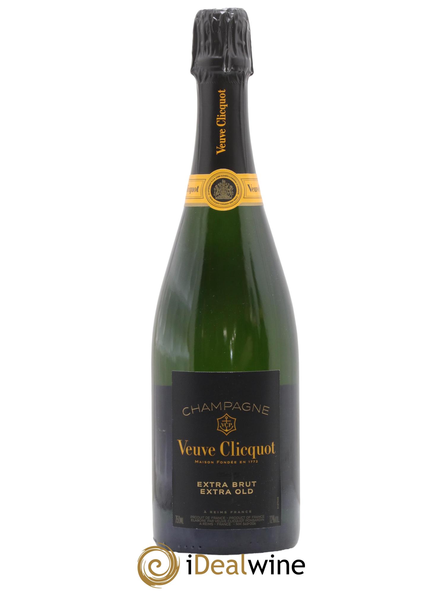Champagne Extra Brut Extra Old Veuve Clicquot - Lot de 1 bouteille - 0