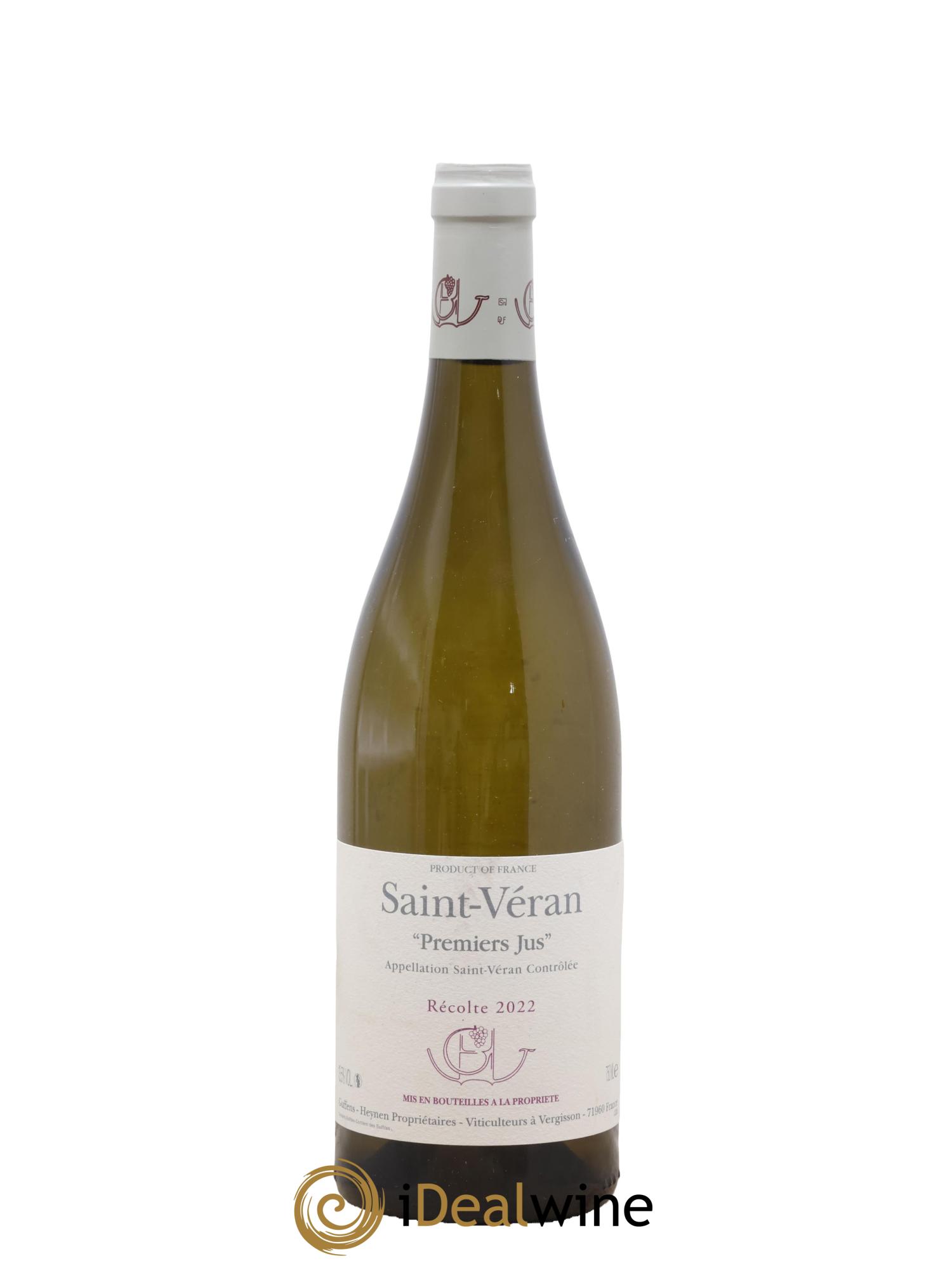 Saint-Véran 1er Jus Guffens-Heynen 2022 - Lot de 1 bouteille - 0