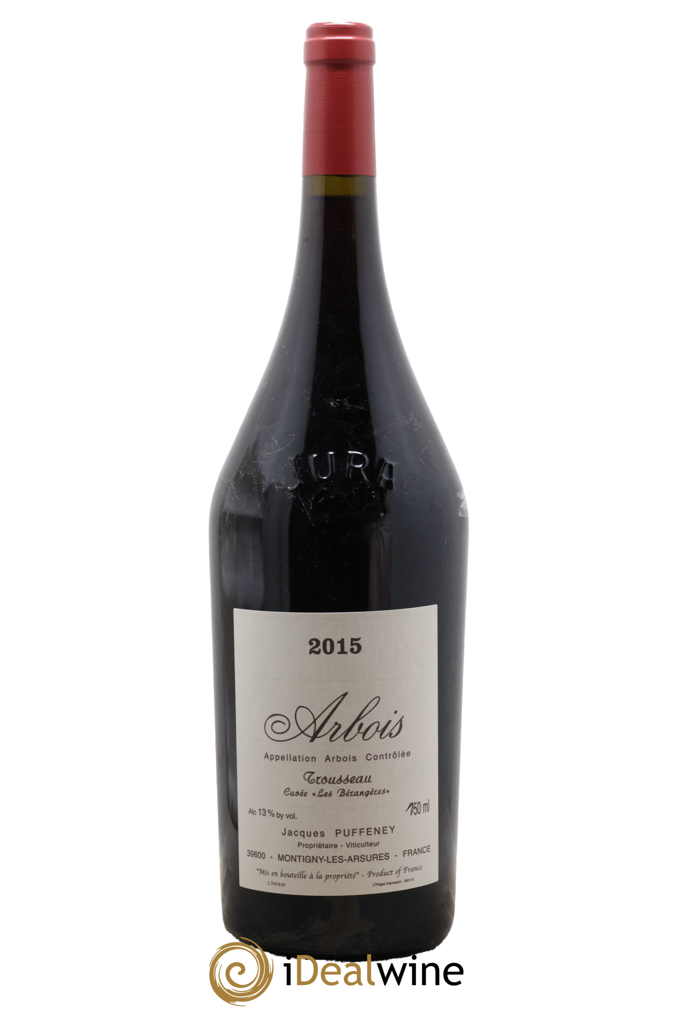 Arbois Trousseau Cuvée Les Bérangères Jacques Puffeney 2015 - Lot de 1 magnum - 0