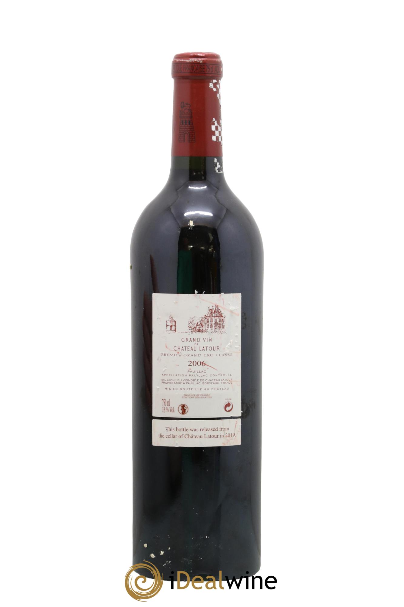 Château Latour 1er Grand Cru Classé 2006 - Lot de 1 bouteille - 1