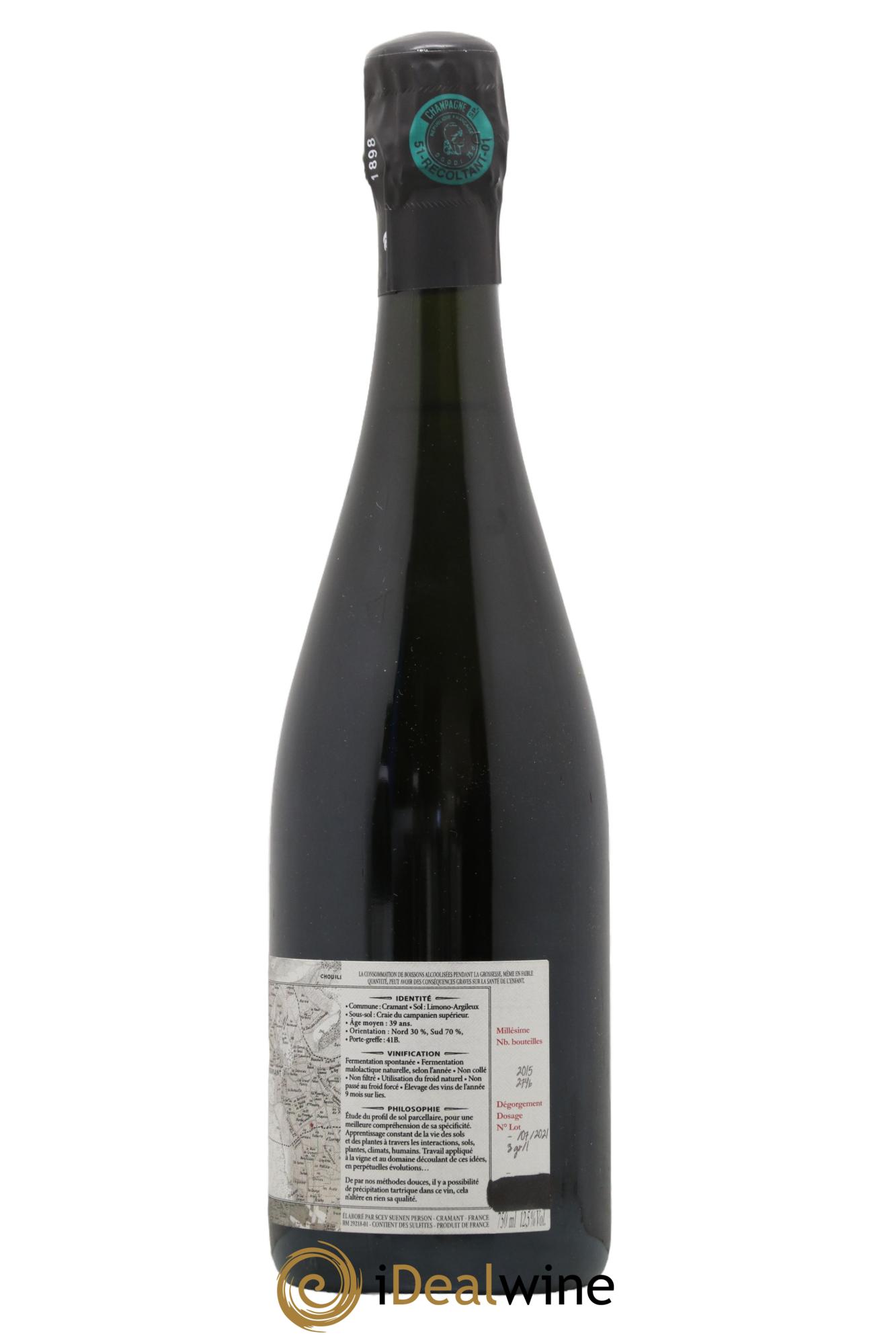 Les Robarts Blanc de Blancs Extra-Brut Suenen 2015 - Lot de 1 bouteille - 1