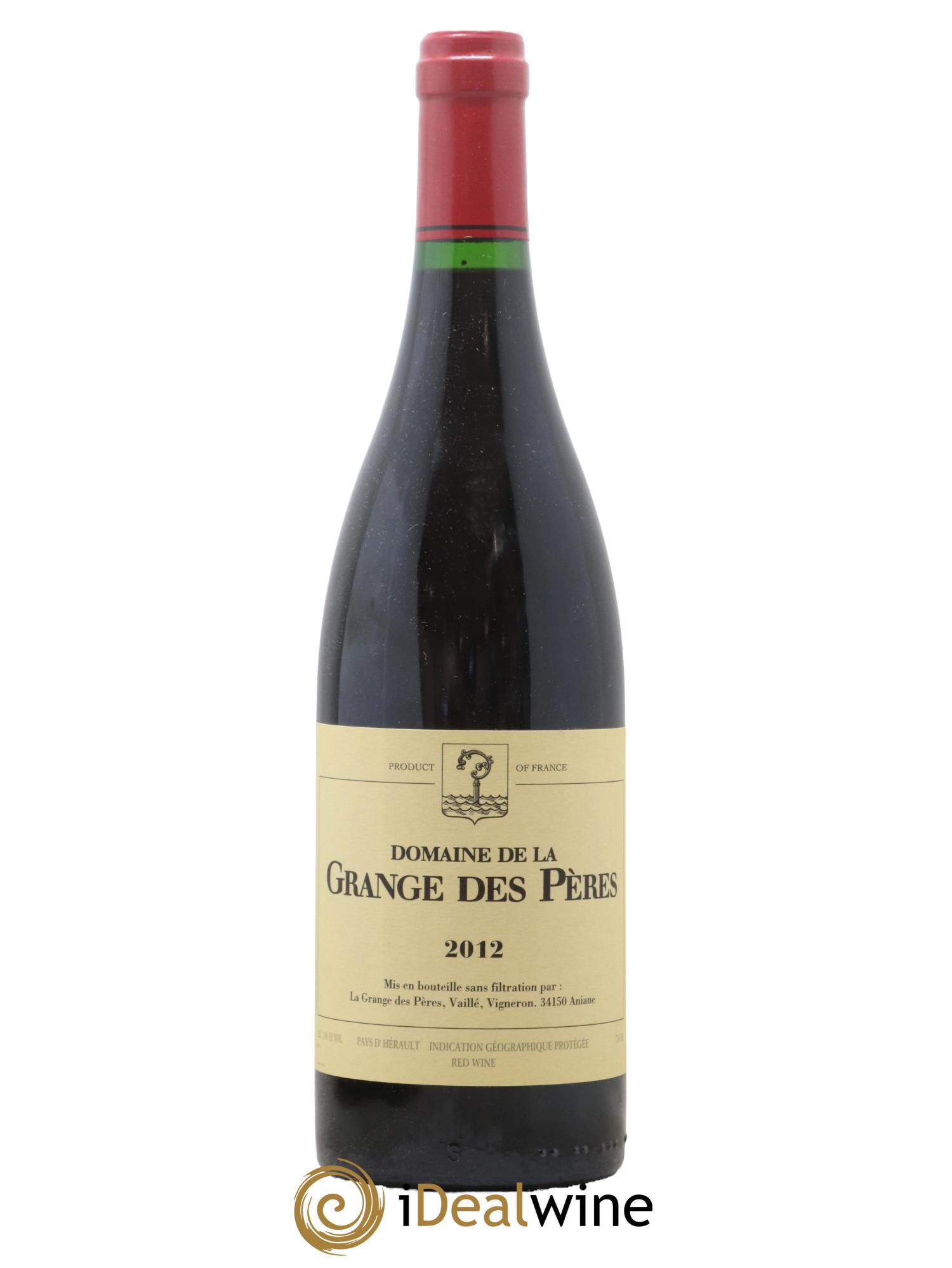 Pays d'Hérault Grange des Pères Laurent Vaillé 2012 - Lot de 1 bouteille - 0