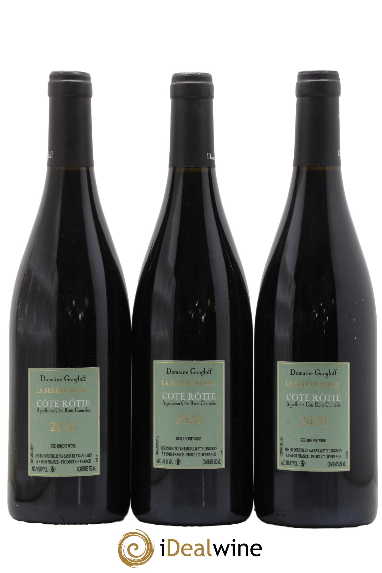 Côte-Rôtie La Sereine Noire Gangloff (Domaine) 2020 - Lot de 3 bouteilles - 1