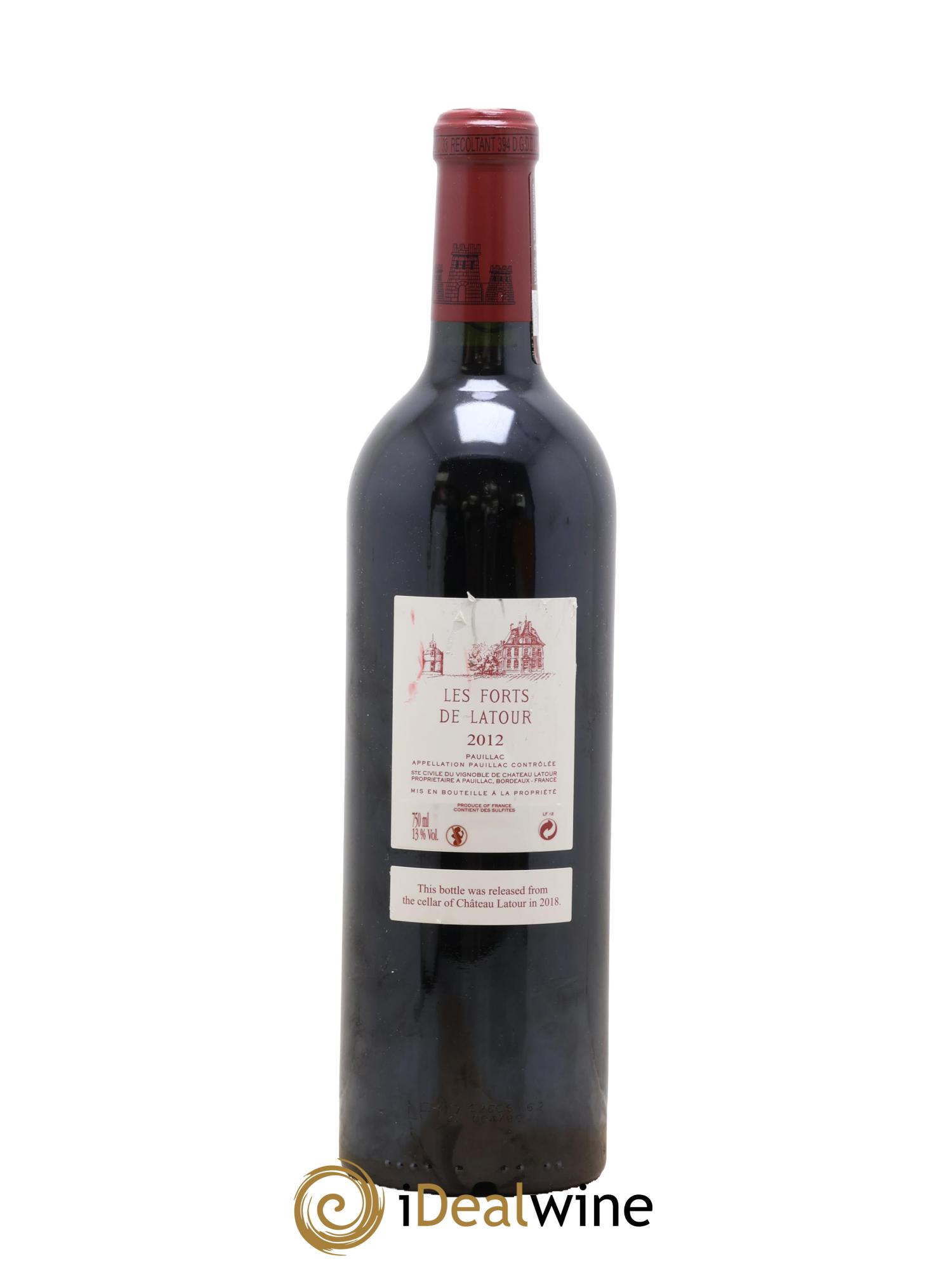 Les Forts de Latour Second Vin 2012 - Posten von 1 Flasche - 1