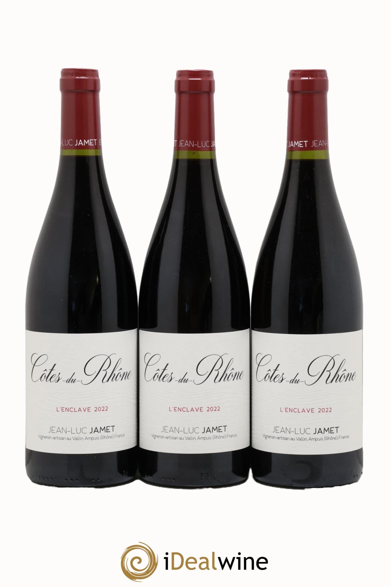 Côtes-du-Rhône L'Enclave Jean-Luc Jamet 2022 - Lotto di 3 bottiglie - 0