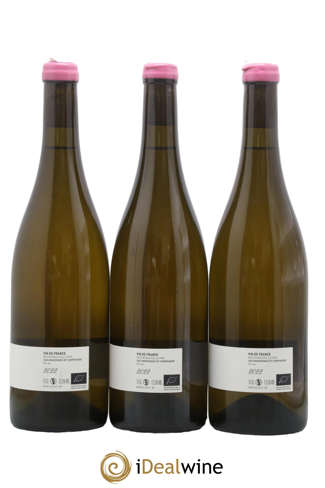 Vin de France Mansengs Jean-Baptiste Semmartin 2022 - Posten von 3 Flaschen - 1