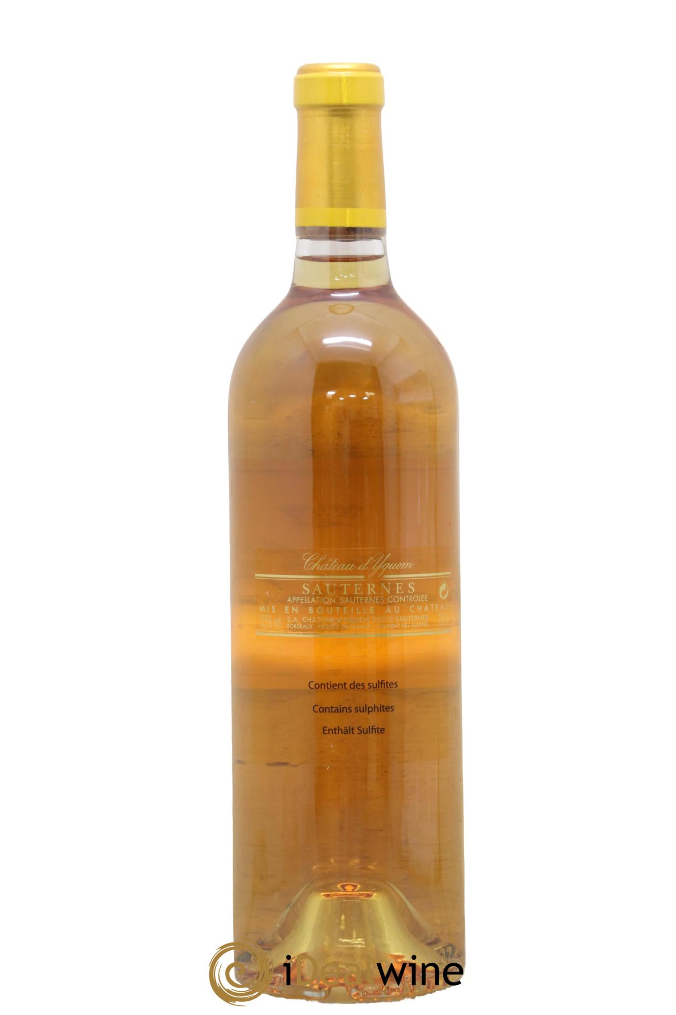 Château d' Yquem 1er Cru Classé Supérieur 2010 - Lot of 1 bottle - 1
