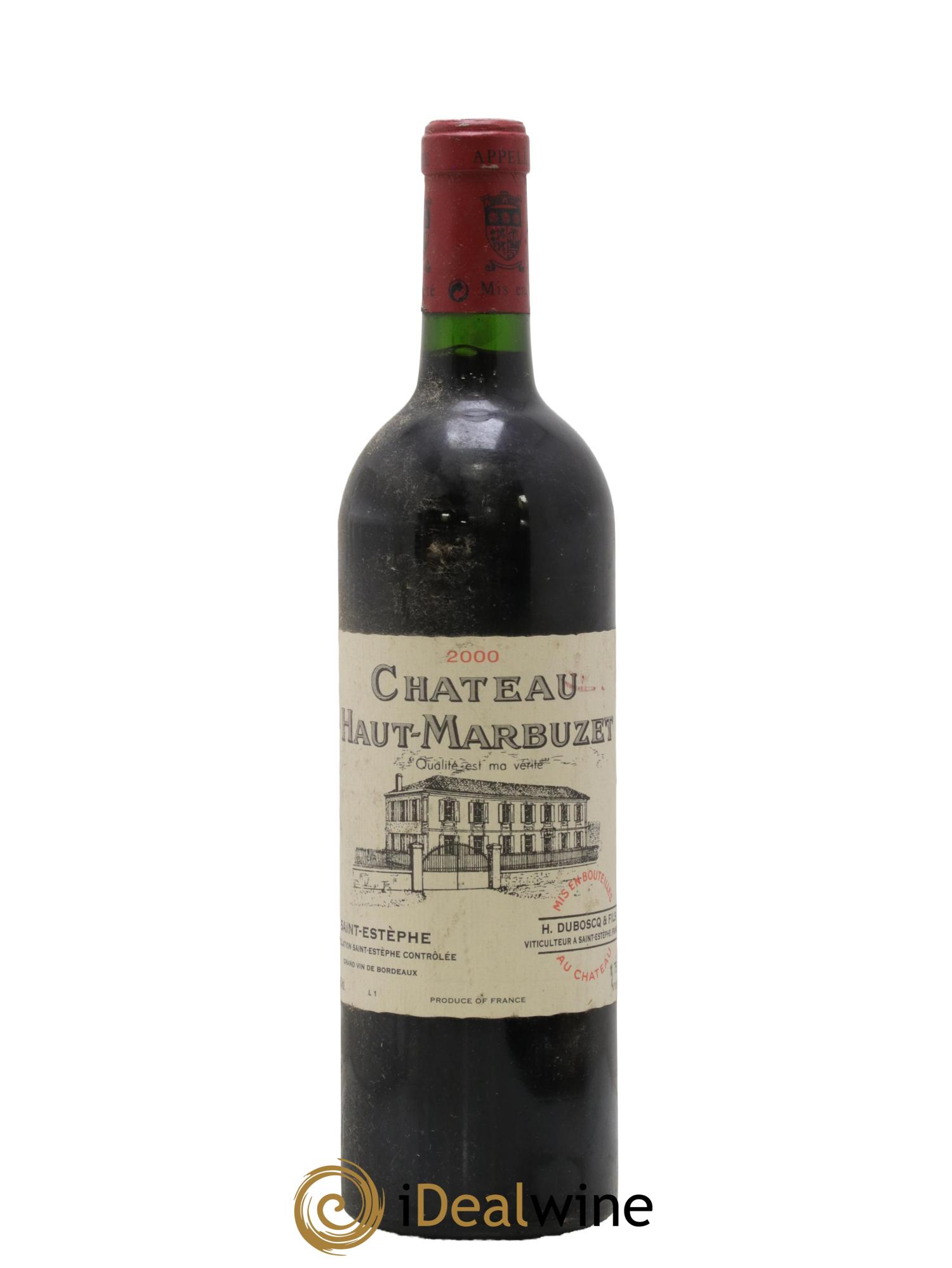 Château Haut Marbuzet 2000 - Posten von 1 Flasche - 0