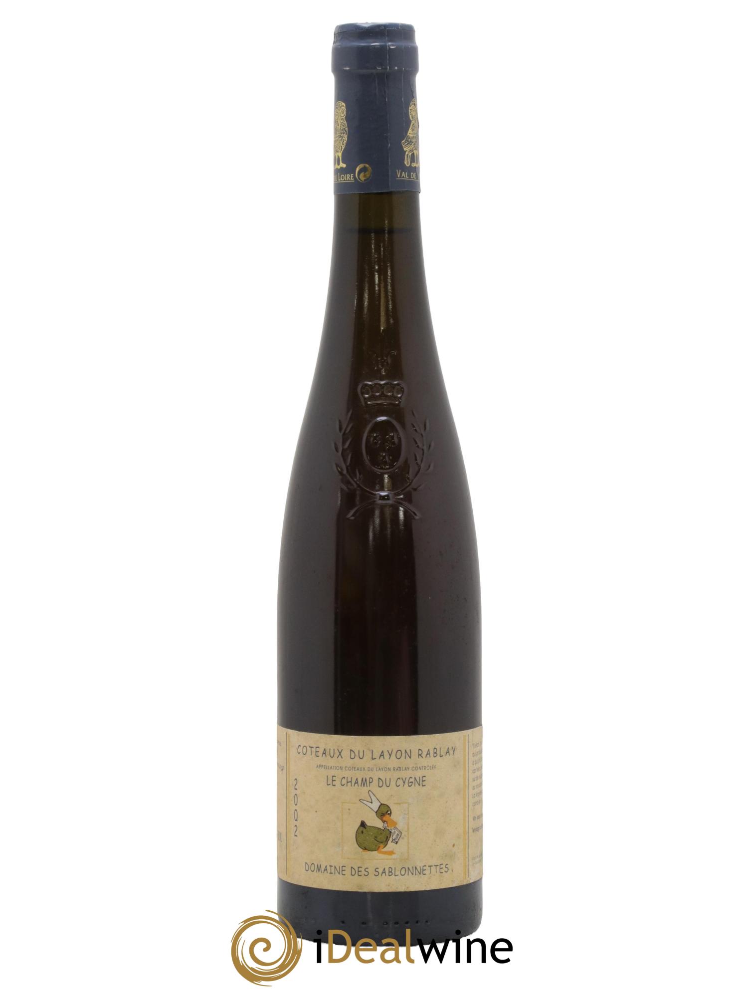 Coteaux du Layon Le Champ Du Cygne Domaine Des Sablonnettes Menard 2002 - Lot de 1 format 50cl - 0