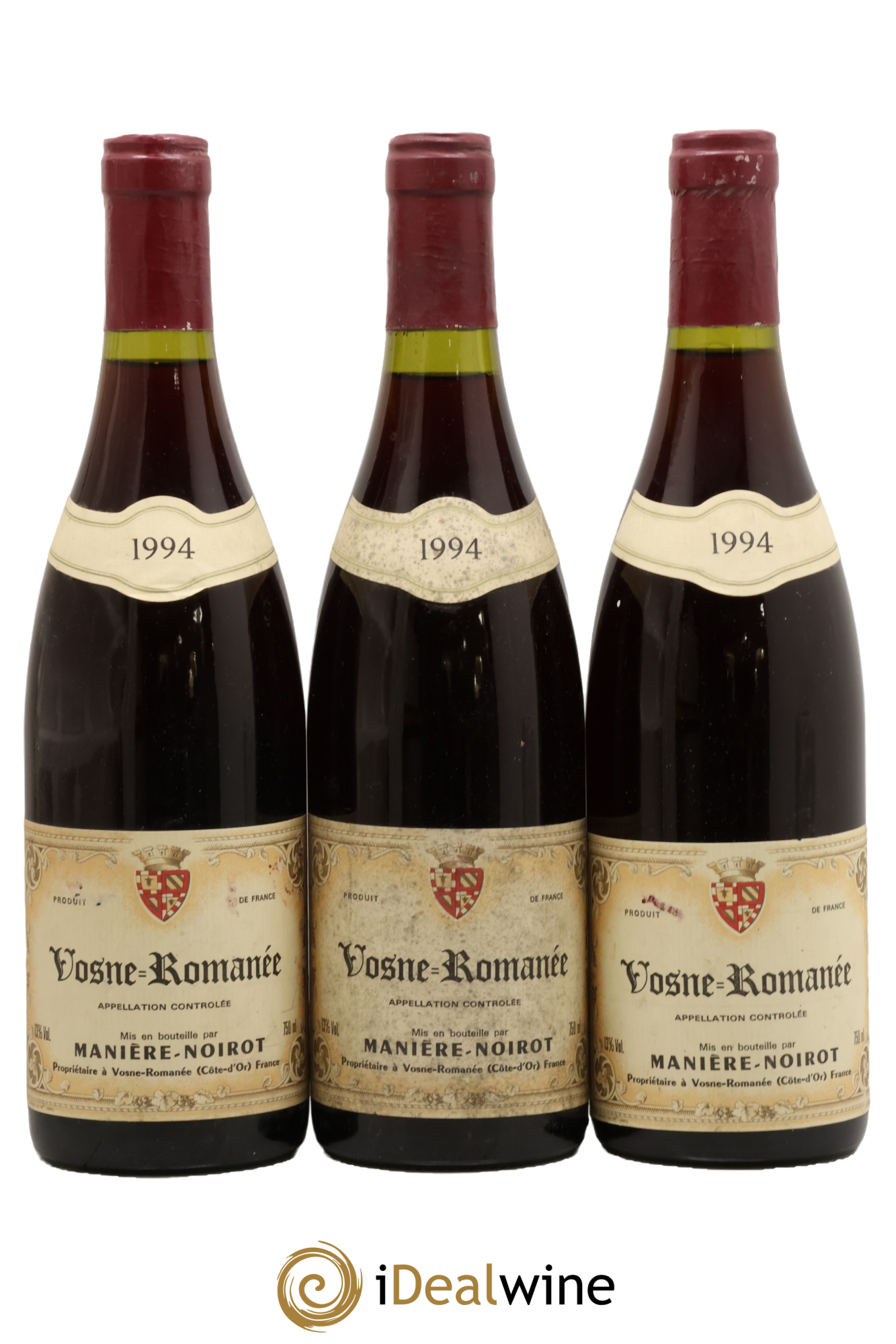 Vosne-Romanée Manière-Noirot 1994 - Lot de 3 bouteilles - 0
