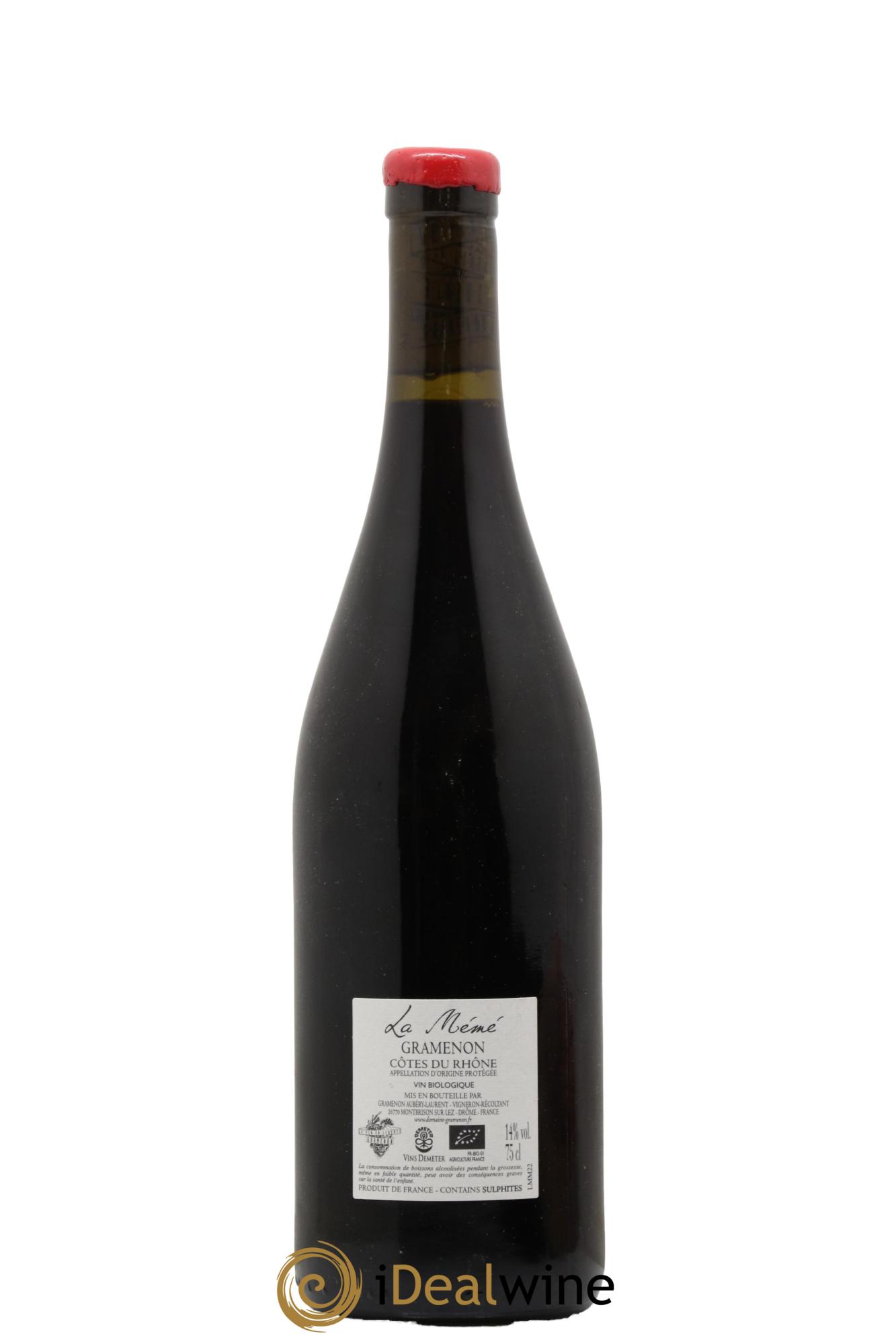 Côtes-du-Rhône La Mémé Ceps Centenaires Gramenon (Domaine) 2022 - Posten von 1 Flasche - 1