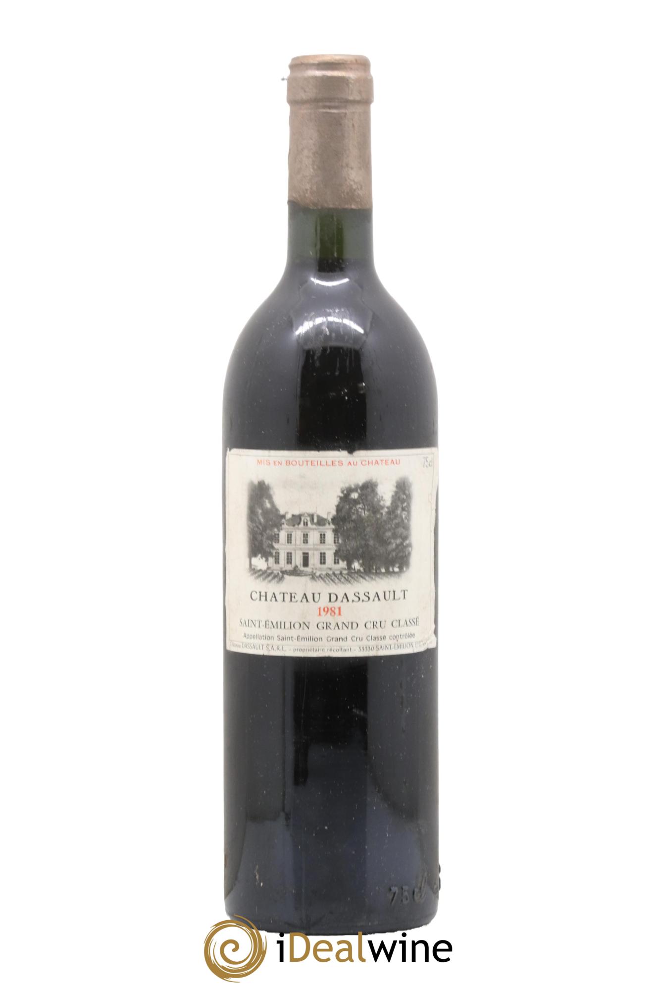 Château Dassault Grand Cru Classé 1981 - Lot de 1 bouteille - 0