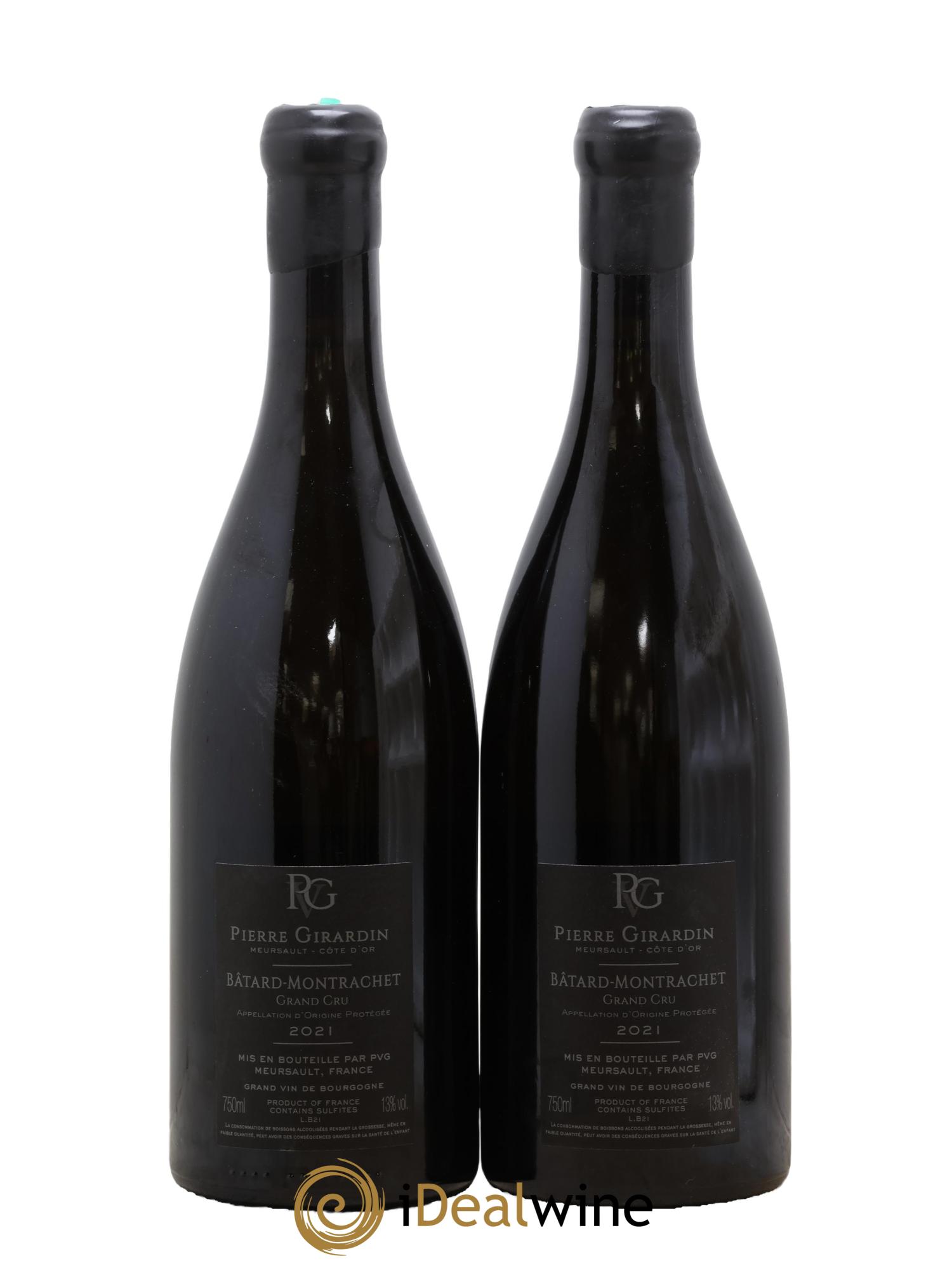 Bâtard-Montrachet Grand Cru Pierre Vincent Girardin 2021 - Lot of 2 bottles - 1