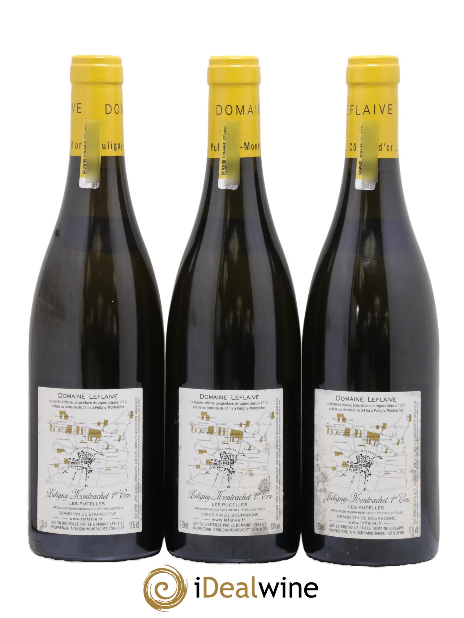 Puligny-Montrachet 1er Cru Les Pucelles Leflaive (Domaine) 2014 - Lot of 3 bottles - 1
