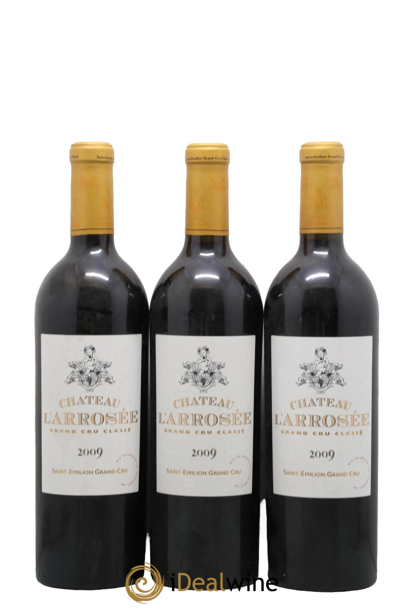 Château l' Arrosée Grand Cru Classé 2009 - Lot de 3 bouteilles - 0