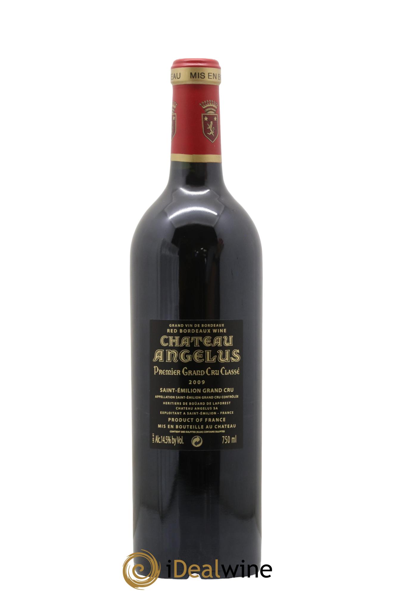 Château Angélus 1er Grand Cru Classé A  2009 - Posten von 1 Flasche - 1