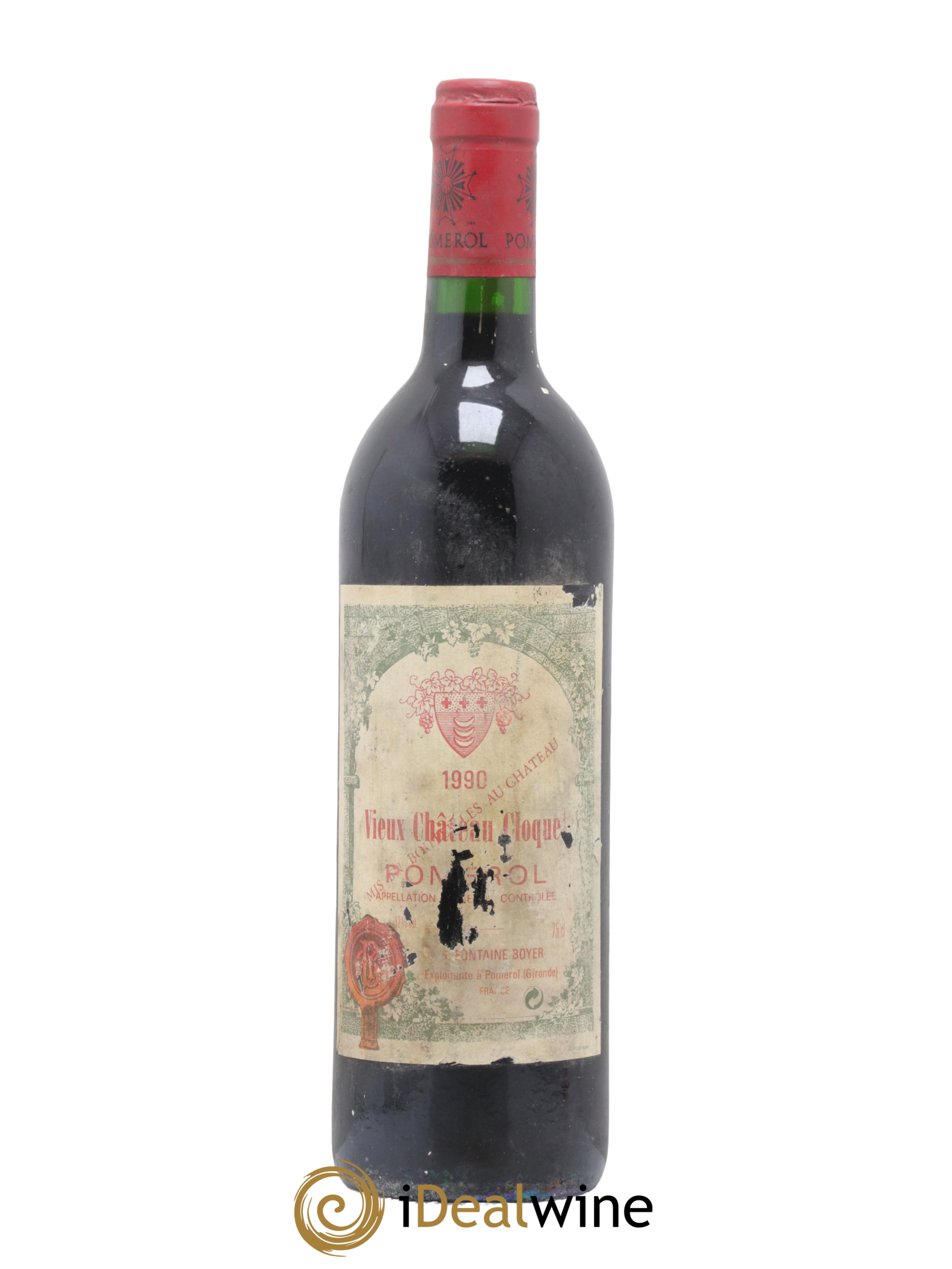 Pomerol Vieux Château Cloquet 1990 - Lot de 1 bouteille - 0