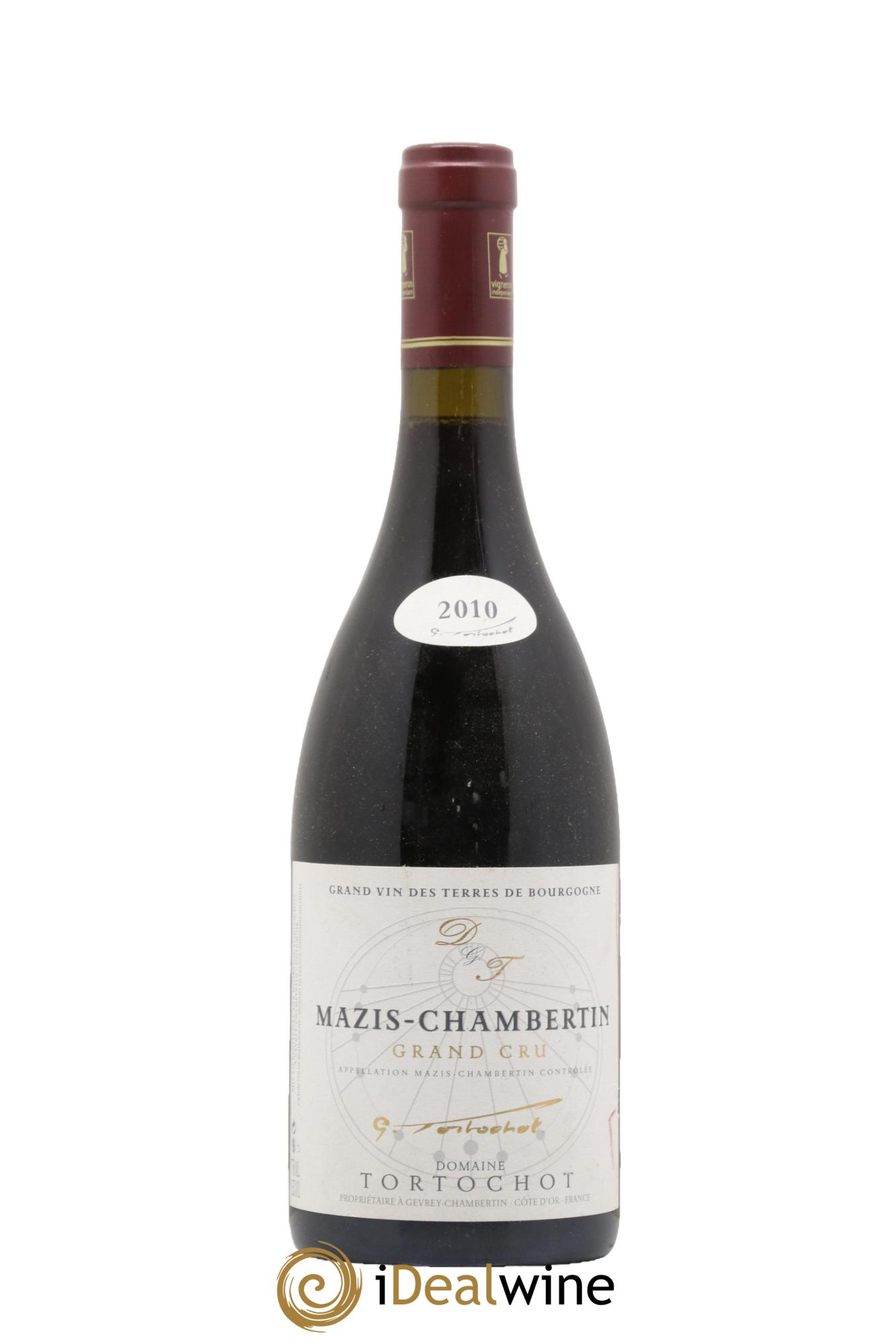 Mazis-Chambertin Grand Cru Tortochot (Domaine) 2010 - Lot de 1 bouteille - 0