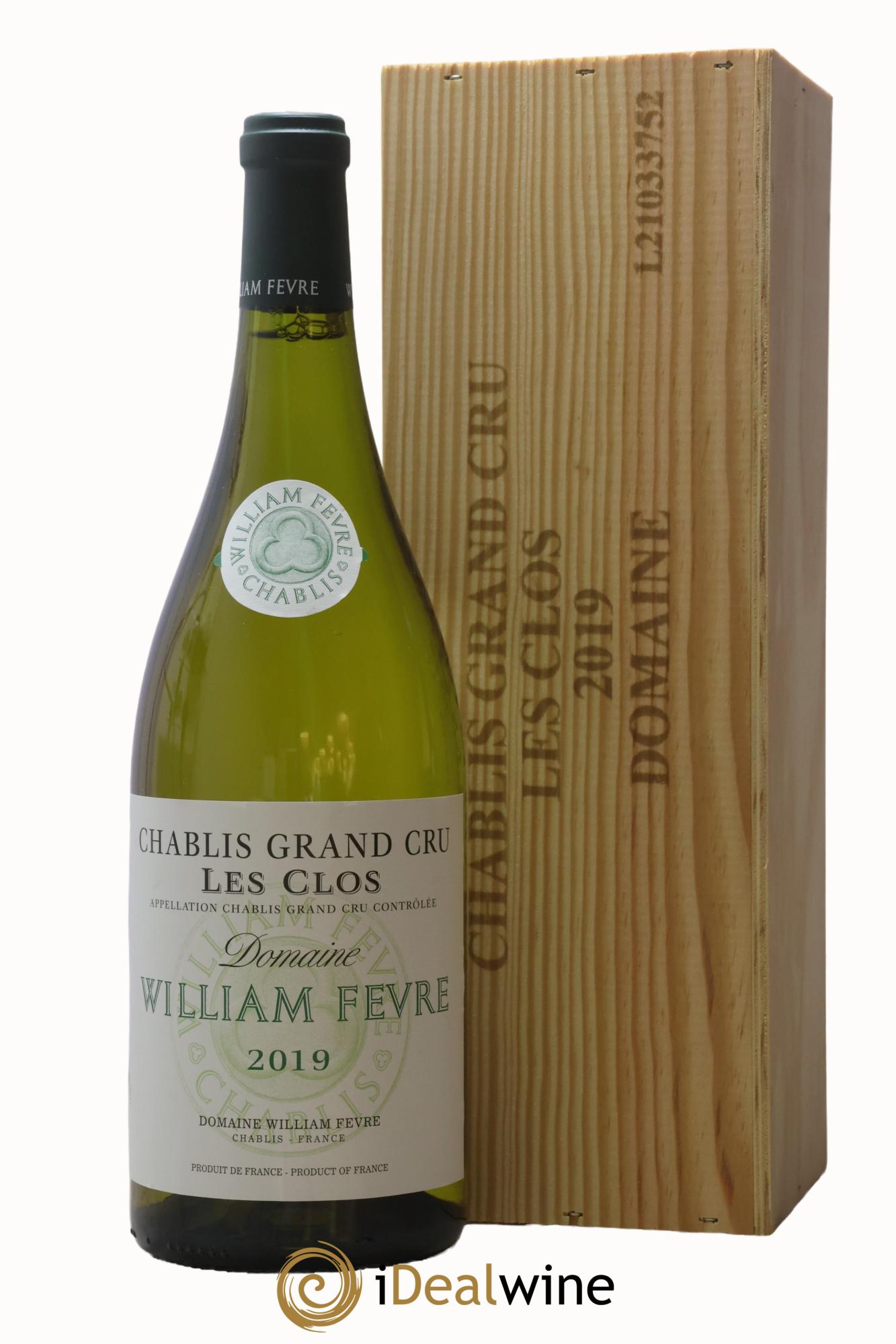 Chablis Grand Cru Les Clos William Fèvre 2019 - Lot de 1 magnum - 0