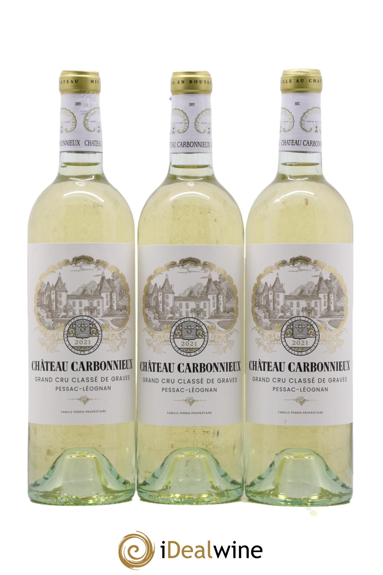 Château Carbonnieux Cru Classé de Graves 2021 - Lot de 6 bouteilles - 1
