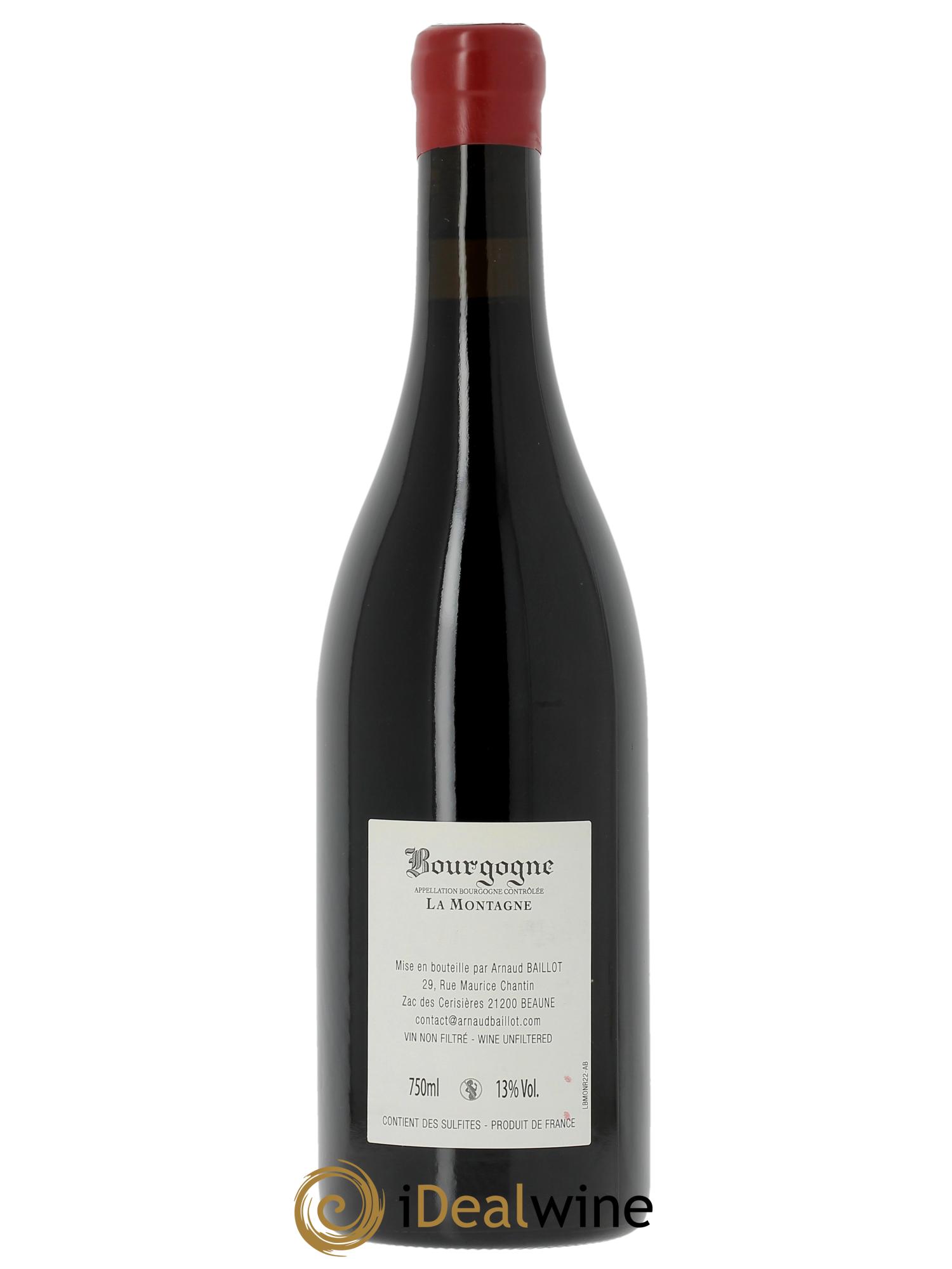 Bourgogne La Montagne Arnaud Baillot  2022 - Lot of 1 bottle - 1