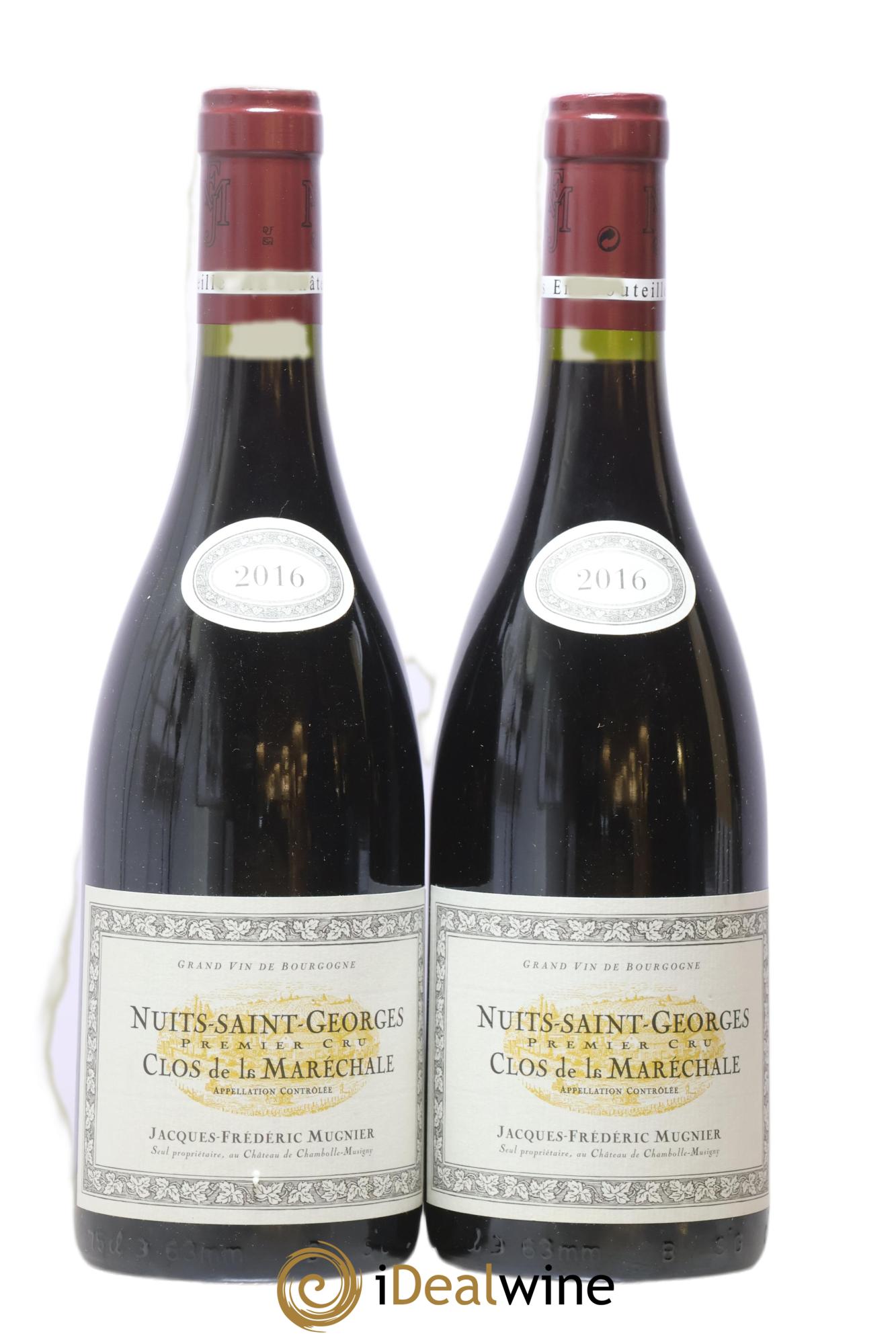 Nuits-Saint-Georges 1er Cru Clos de La Maréchale Jacques-Frédéric Mugnier 2016 - Lot de 2 bouteilles - 0