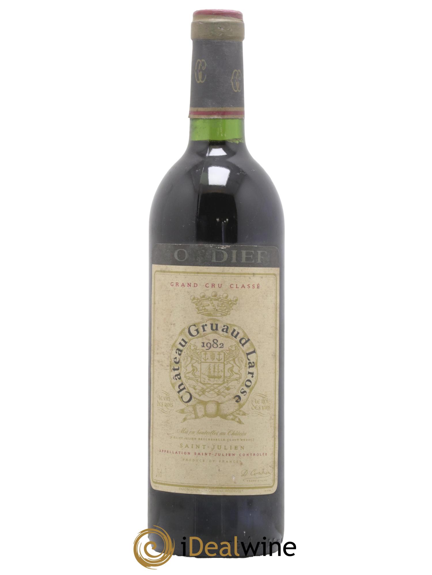Château Gruaud Larose 2ème Grand Cru Classé 1982 - Lot de 1 bouteille - 0
