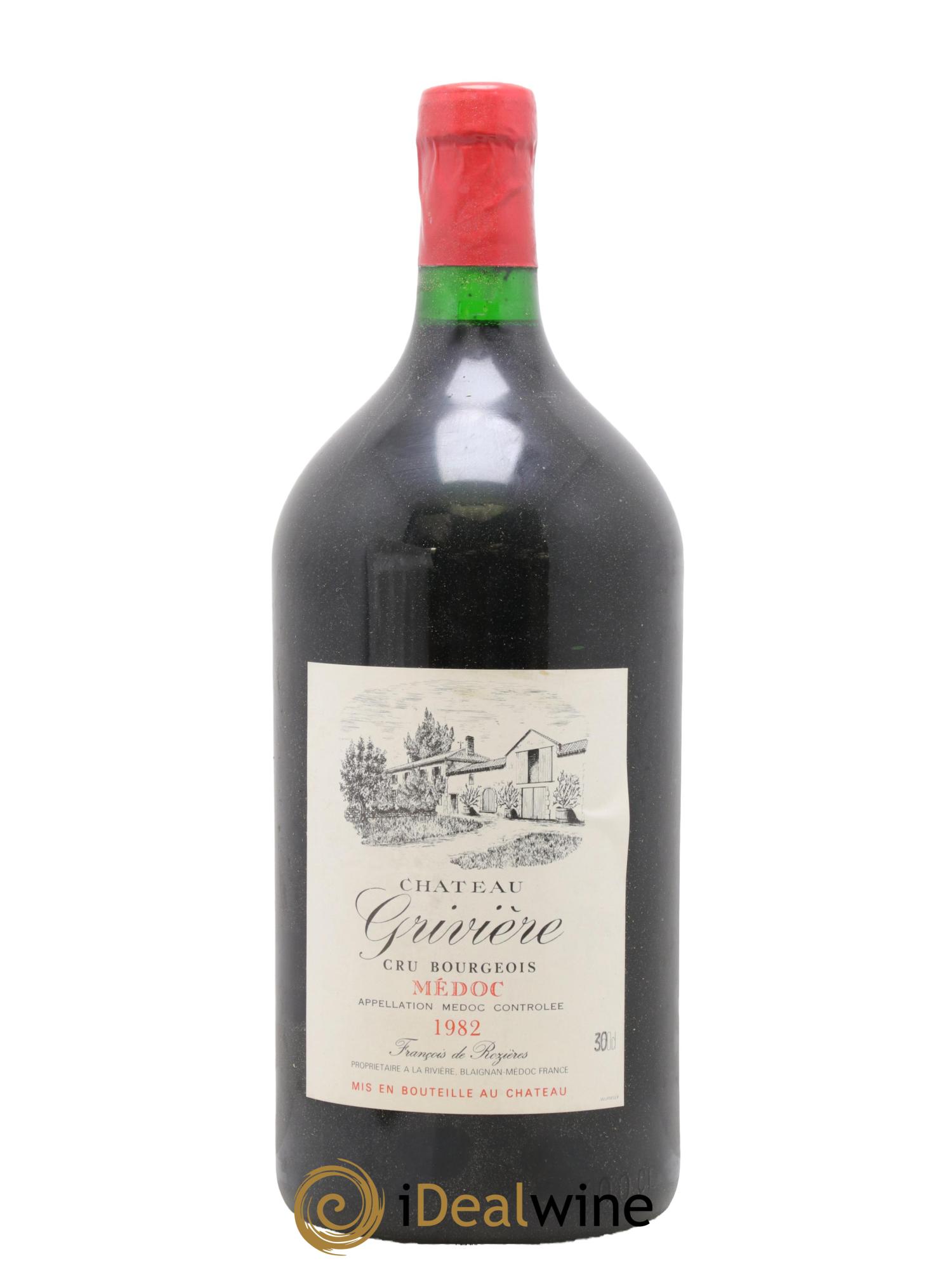 Château Grivière Cru Bourgeois 1982 - Lotto di 1 jéroboam - 1