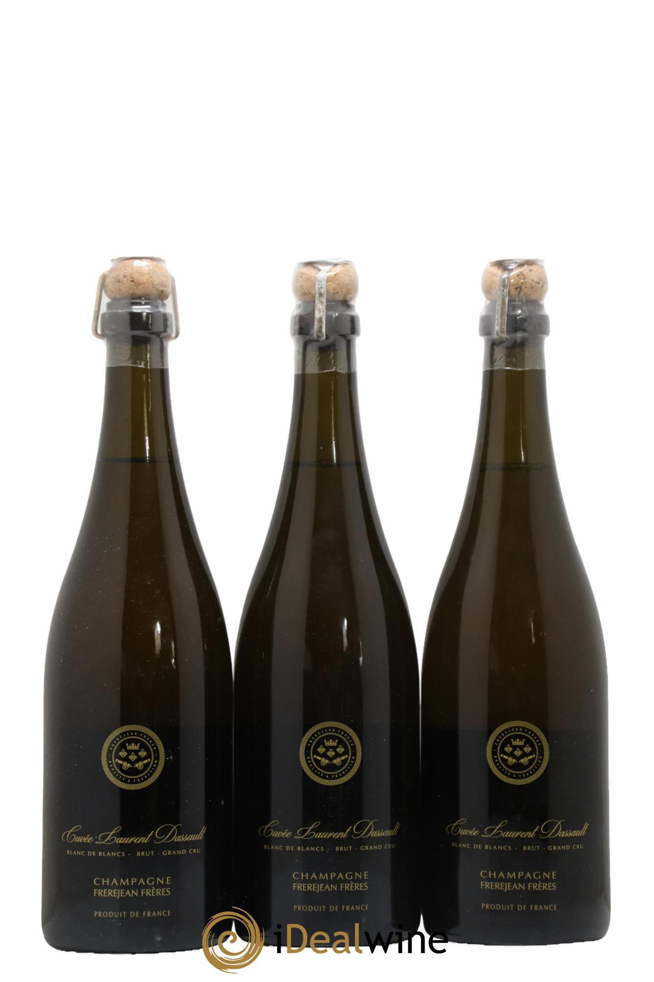 Champagne Brut Grand Cru Cuvee Laurent Dassault FrereJean - Lot de 6 bouteilles - 2