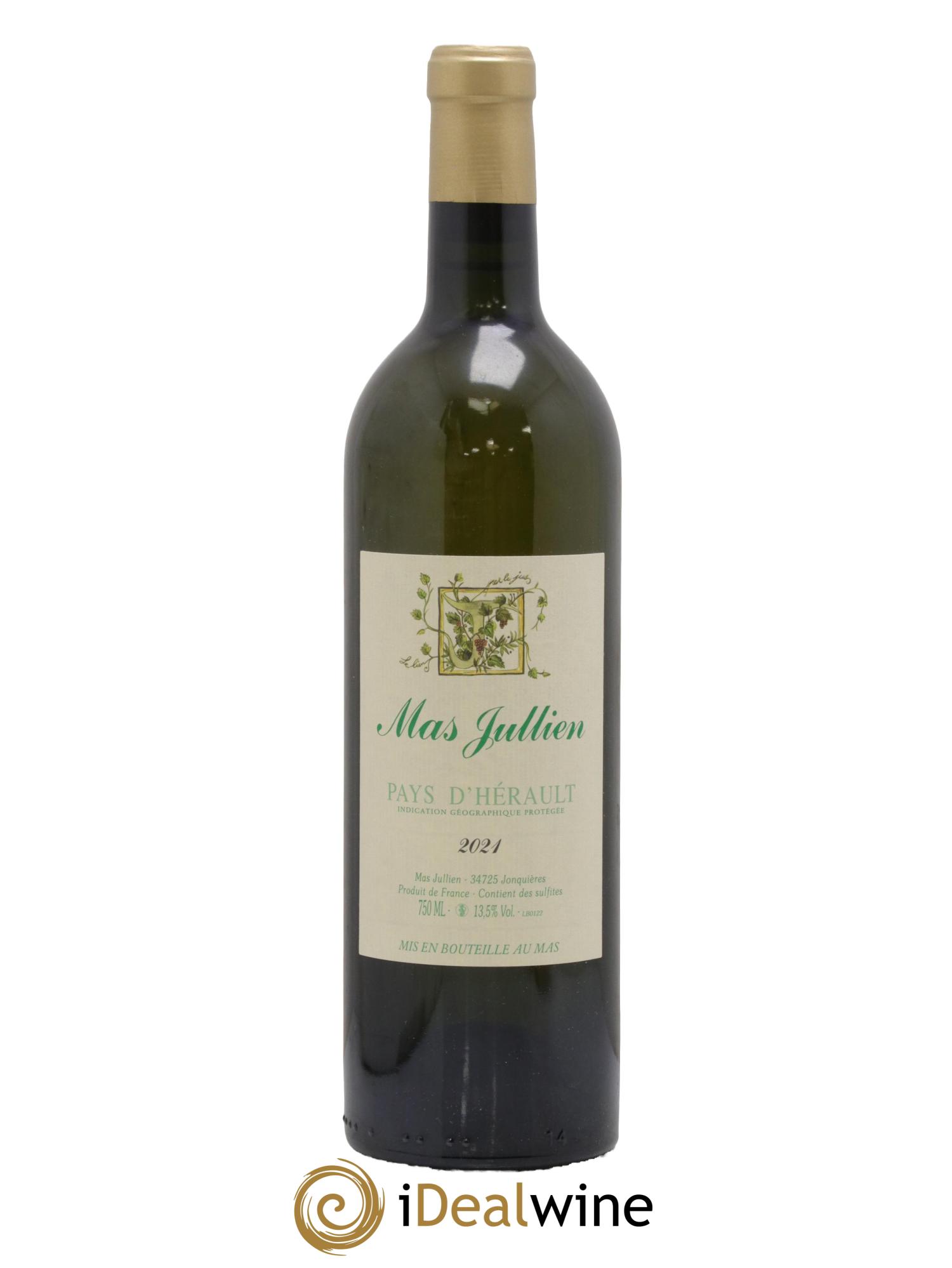 Pays d'Hérault Mas Jullien Olivier Jullien 2021 - Lot de 1 bouteille - 0