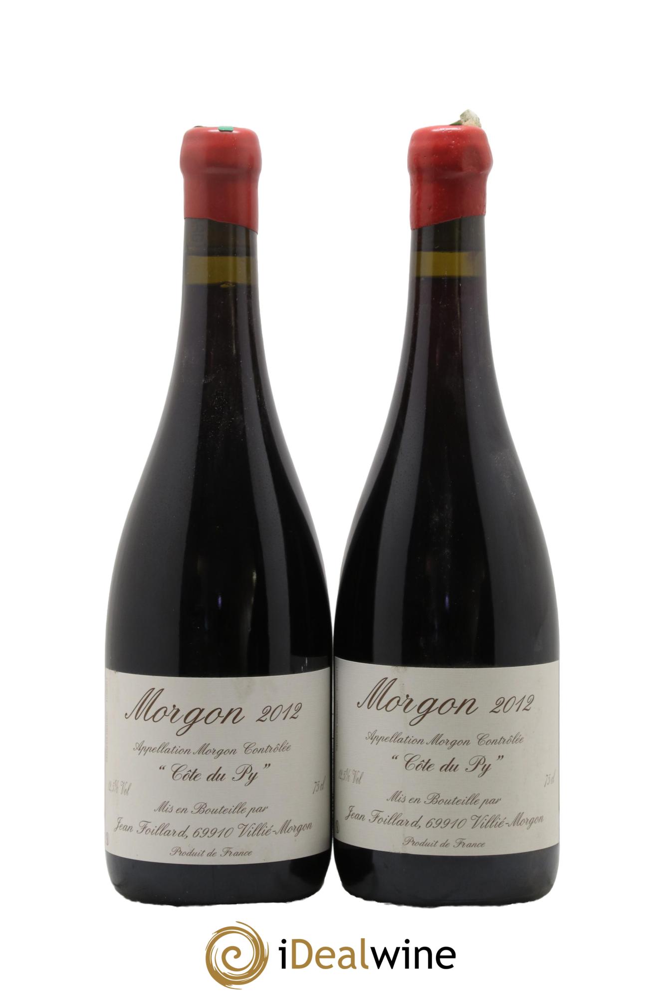 Morgon Côte du Py Jean Foillard 2012 - Lotto di 2 bottiglie - 0