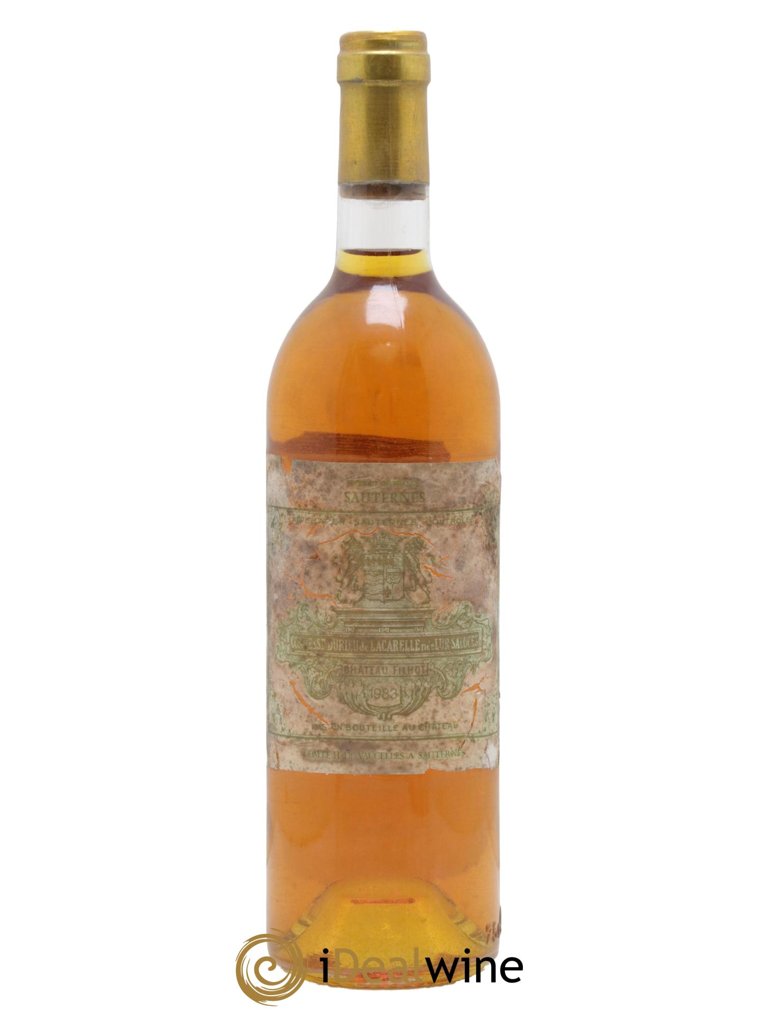 Château Filhot 2ème Grand Cru Classé 1983 - Lotto di 1 bottiglia - 0