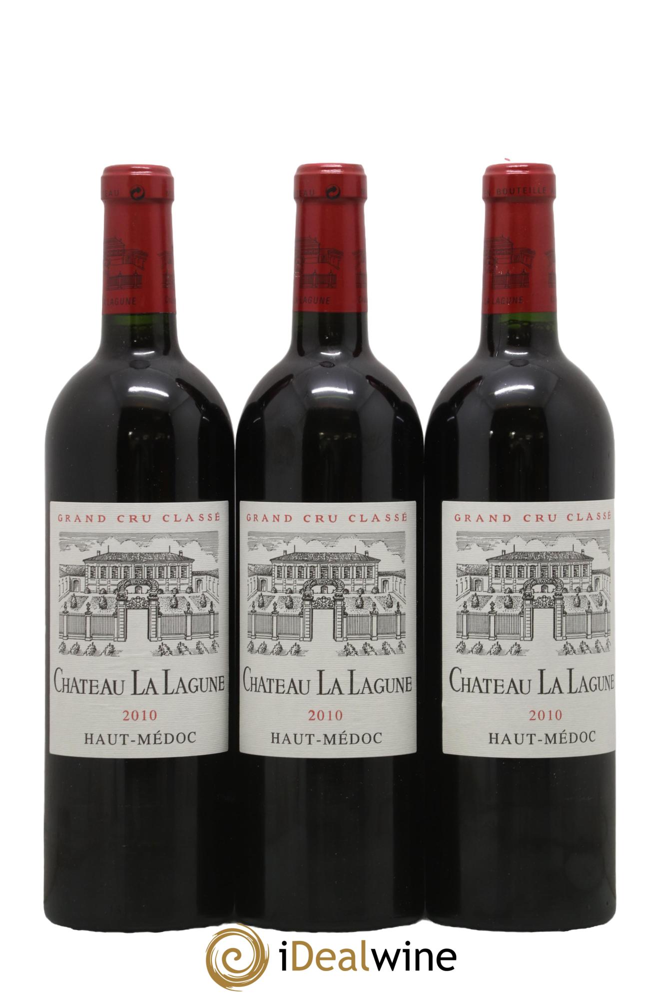 Château la Lagune 3ème Grand Cru Classé 2010 - Lot de 3 bouteilles - 0