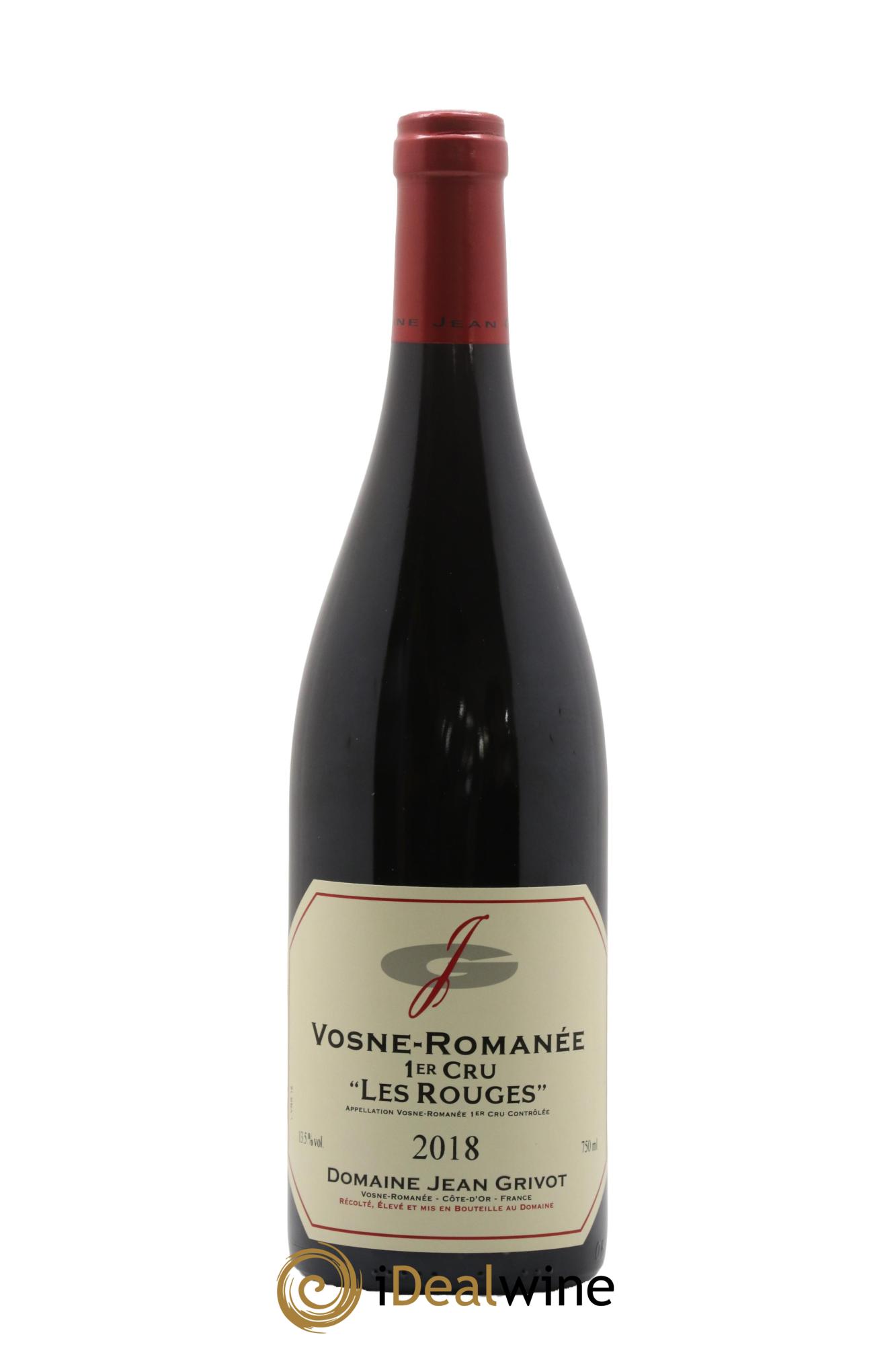 Vosne-Romanée 1er Cru Les Rouges Jean Grivot 2018 - Posten von 1 Flasche - 0