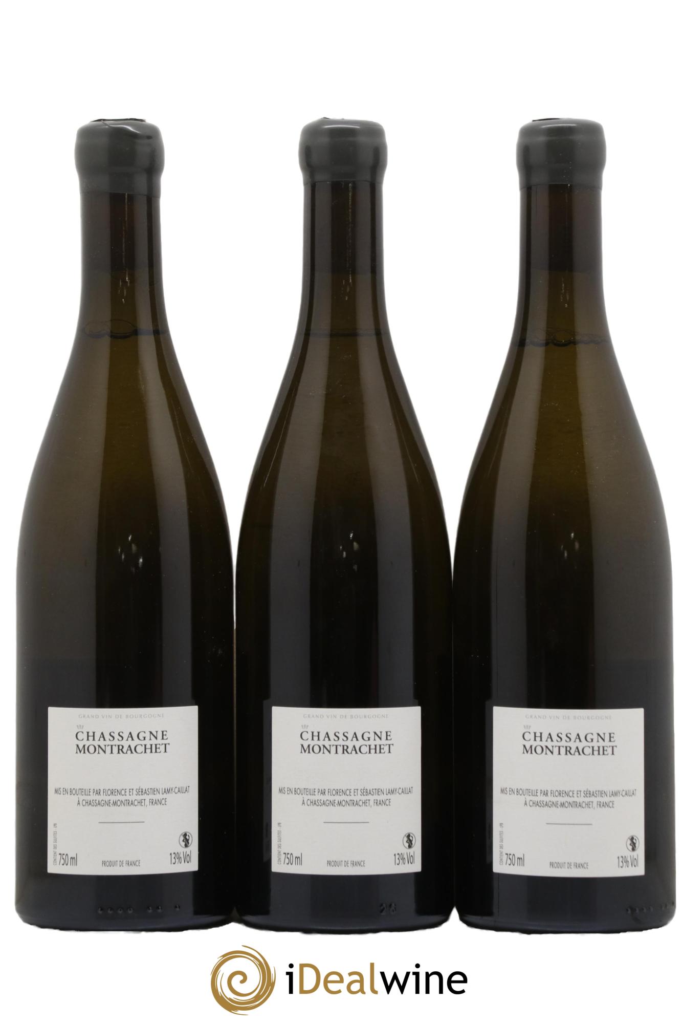 Chassagne-Montrachet Lamy-Caillat (Domaine) 2018 - Lot de 3 bouteilles - 1