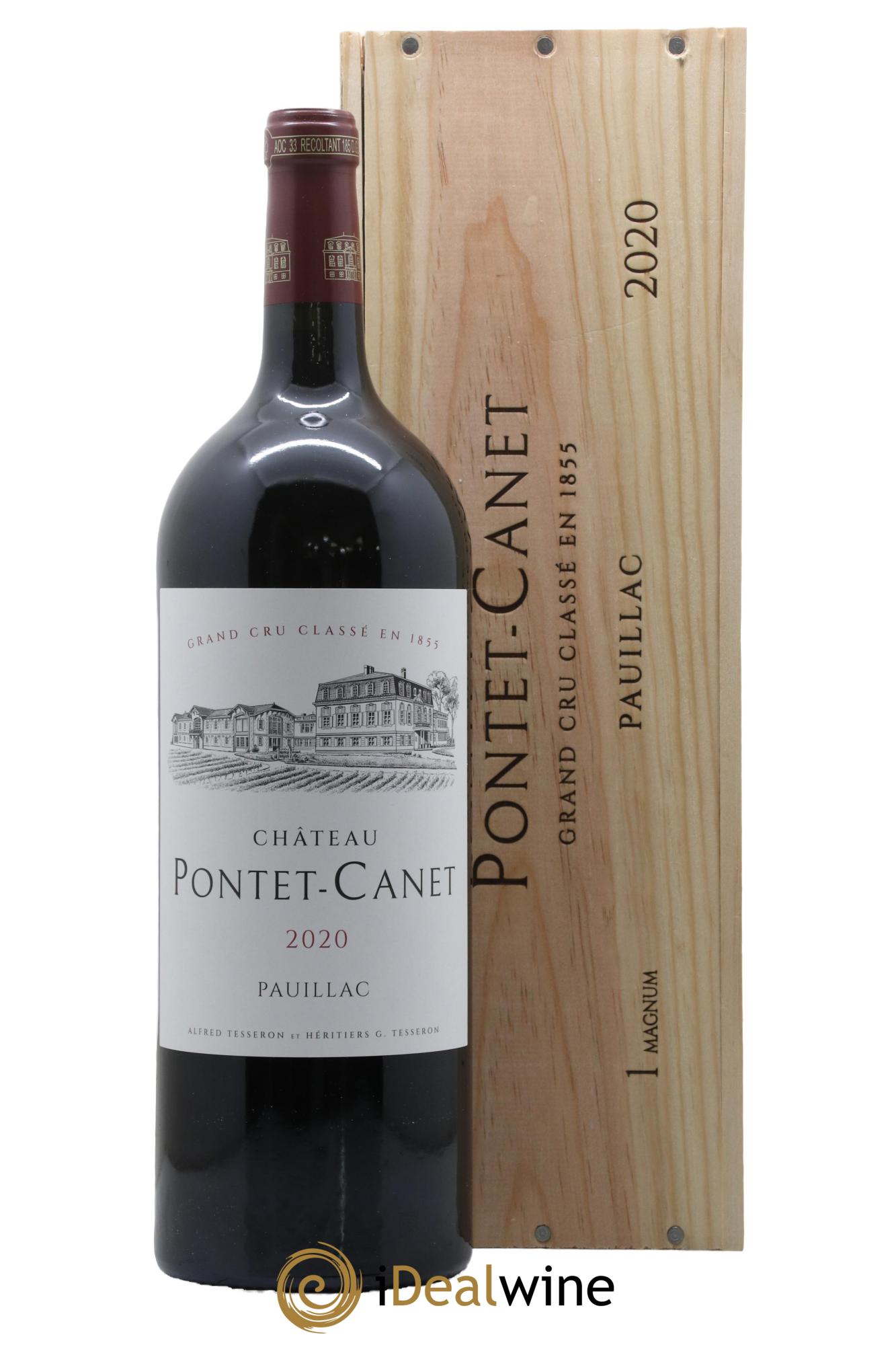 Château Pontet Canet 5ème Grand Cru Classé 2020 - Lot de 1 magnum - 1
