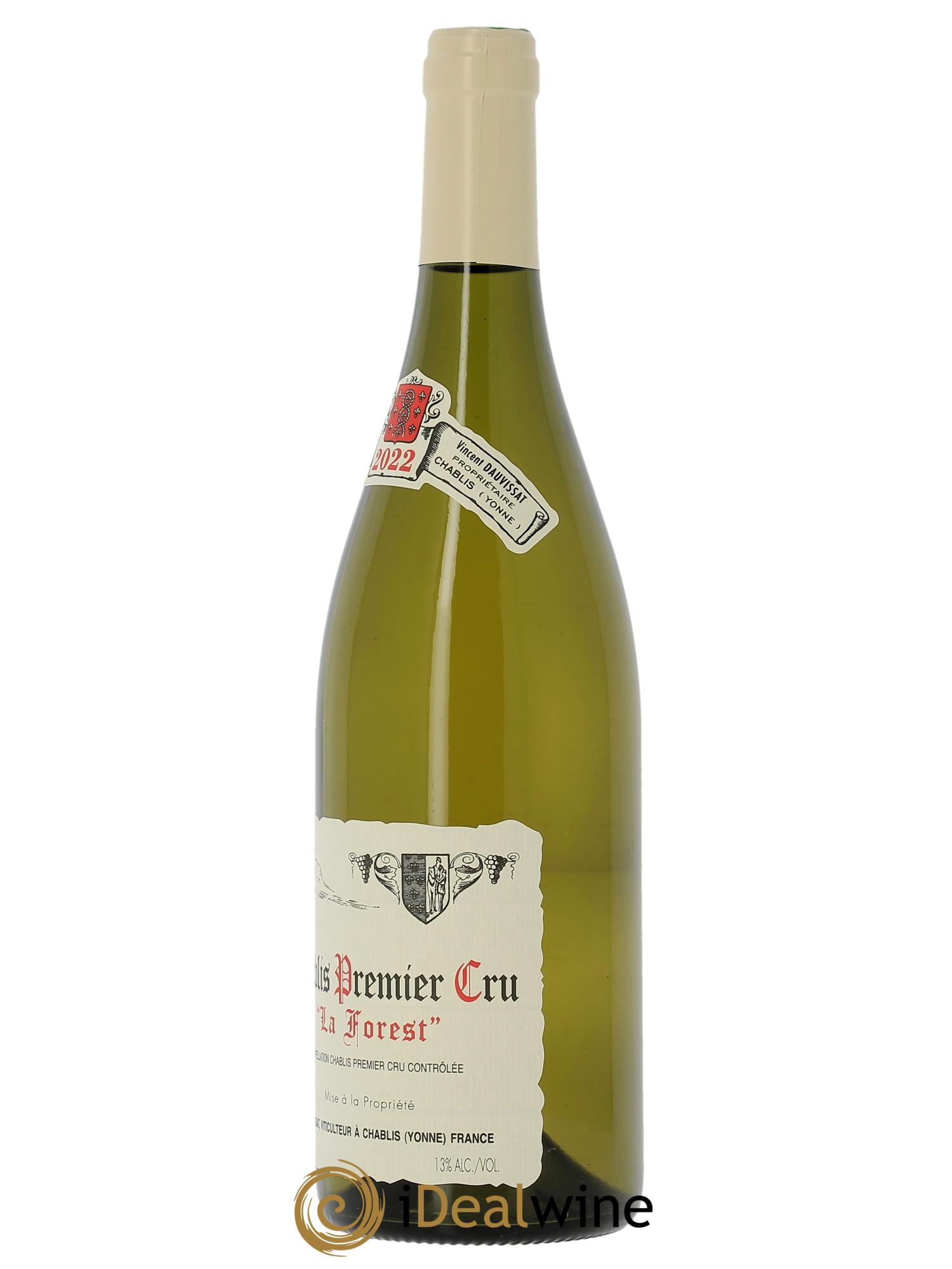 Chablis 1er Cru La Forest Vincent Dauvissat (Domaine) 2022 - Lot of 1 bottle - 1