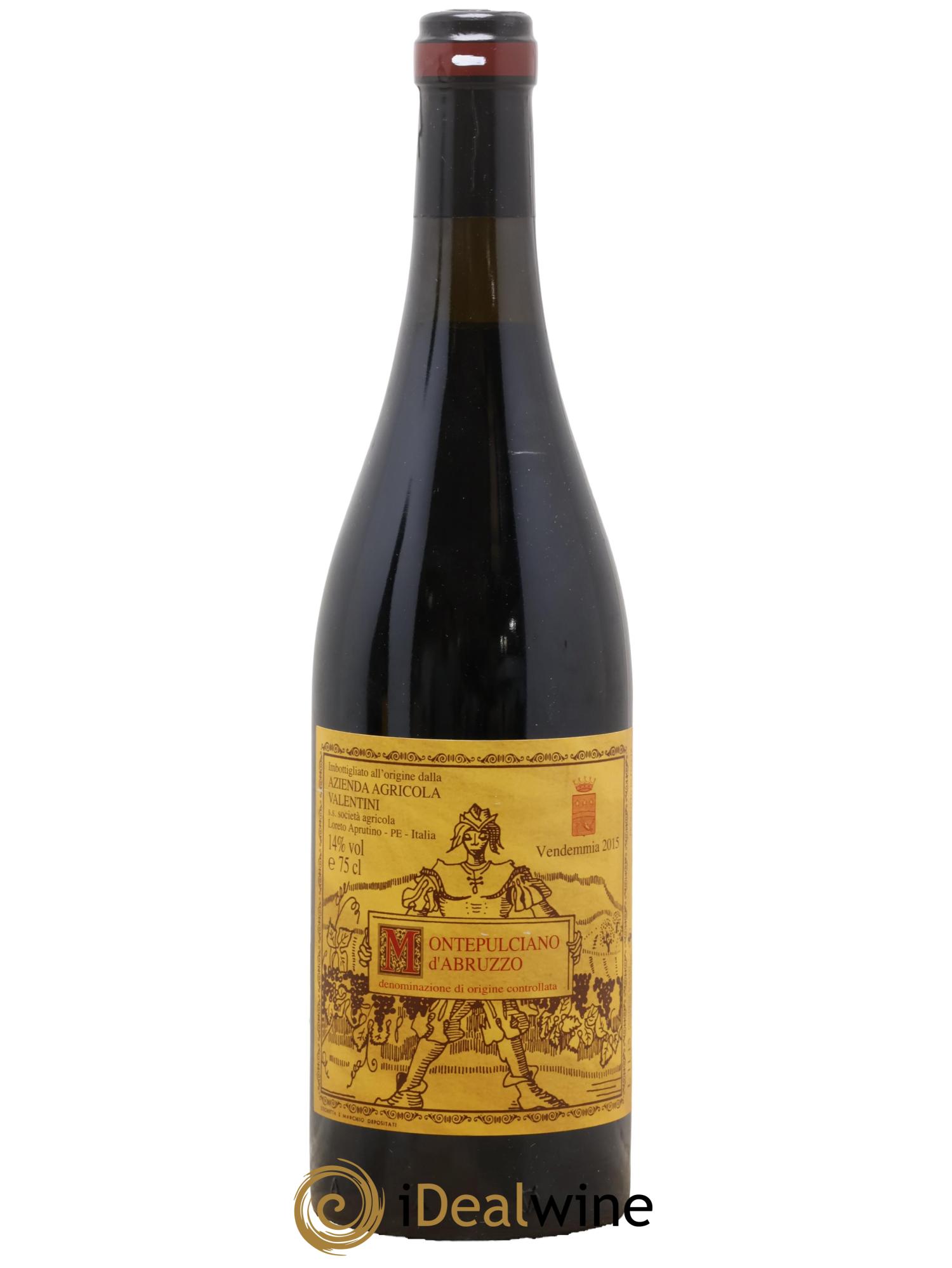 Montepulciano d'Abruzzo DOC Francesco Valentini 2015 - Lot de 1 bouteille - 0