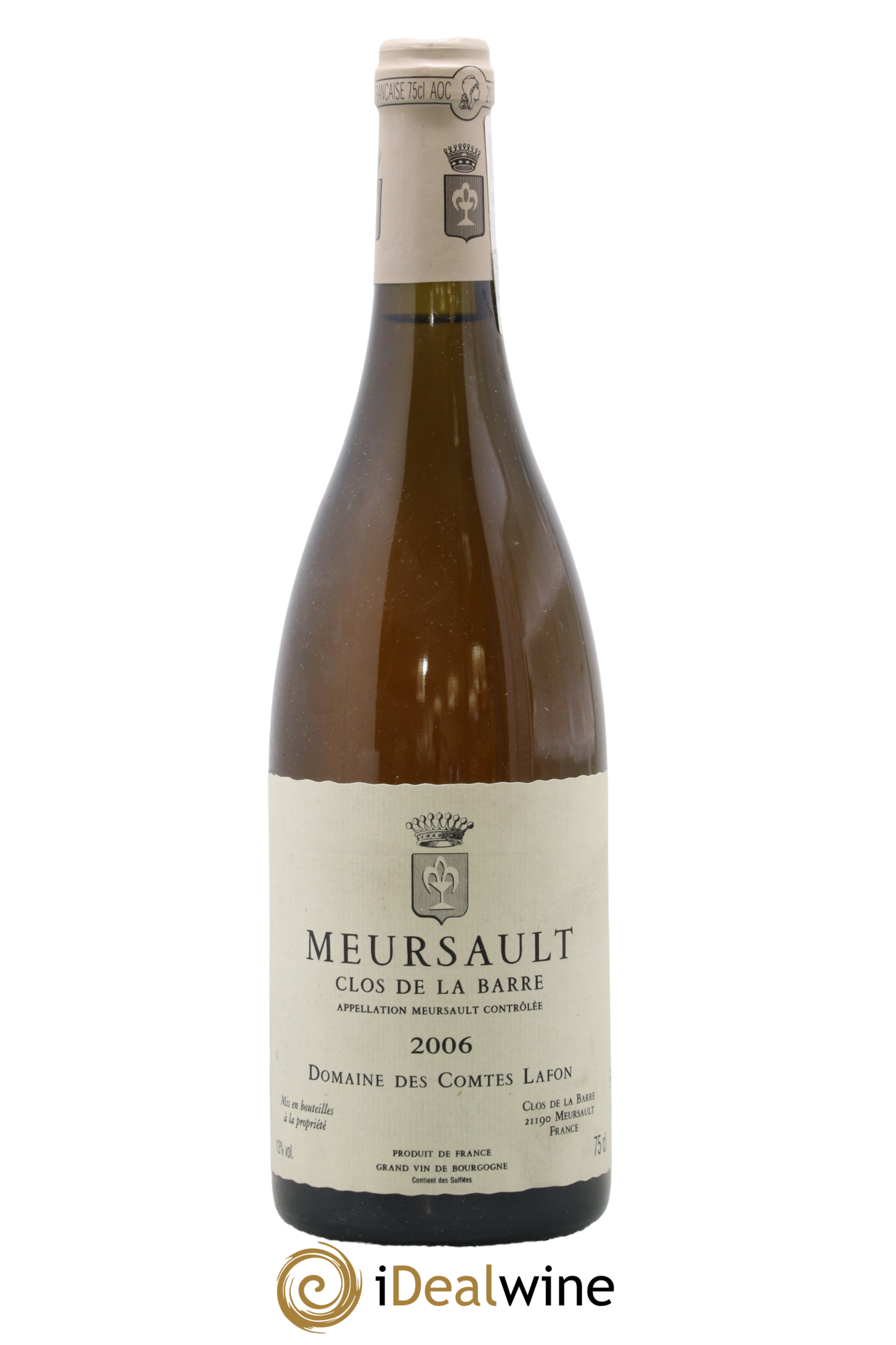 Meursault Clos de la Barre Comtes Lafon (Domaine des) 2006 - Lot de 1 bouteille - 0