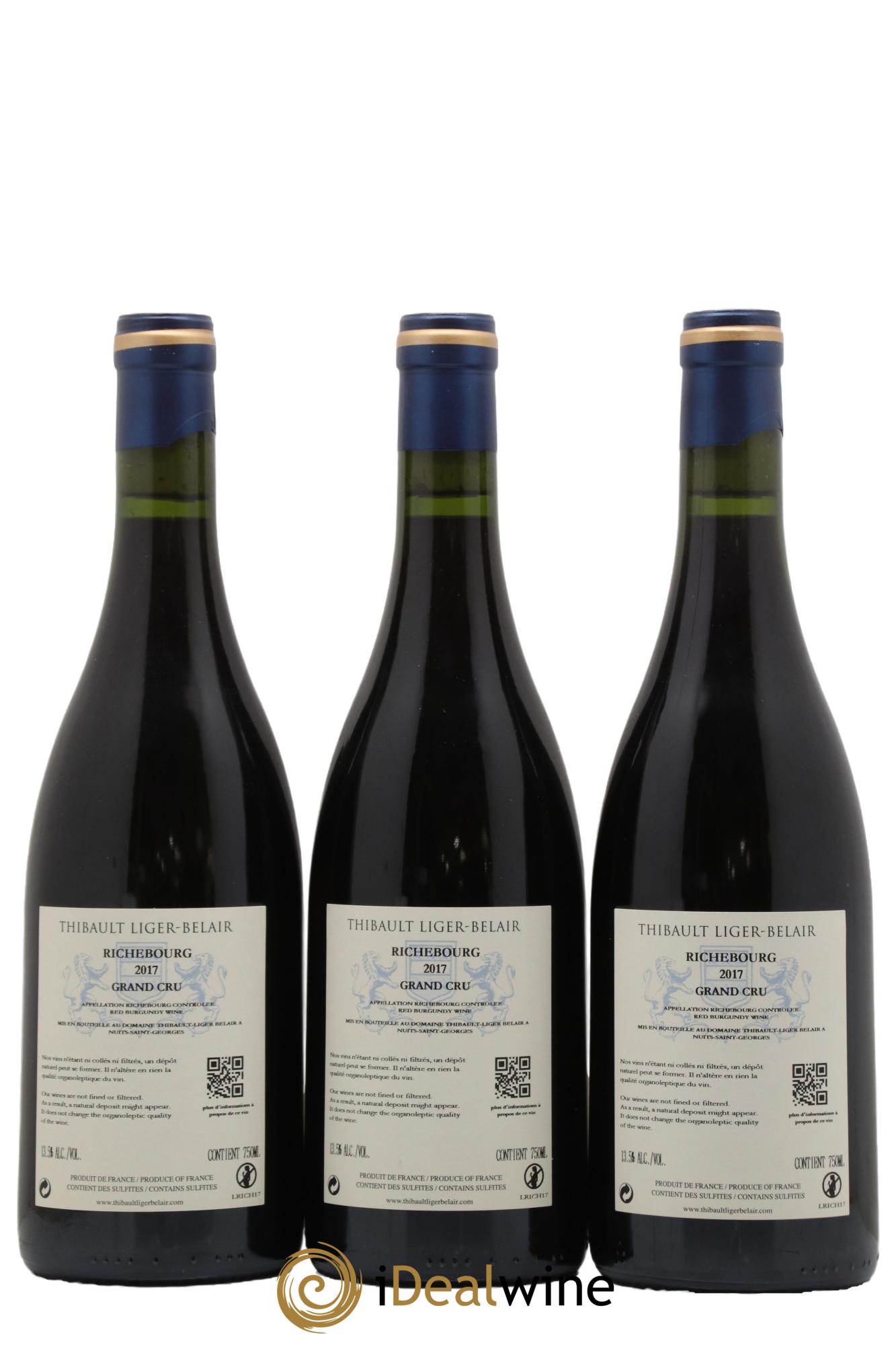 Richebourg Grand Cru Thibault Liger-Belair 2017 - Lot de 6 bouteilles - 4