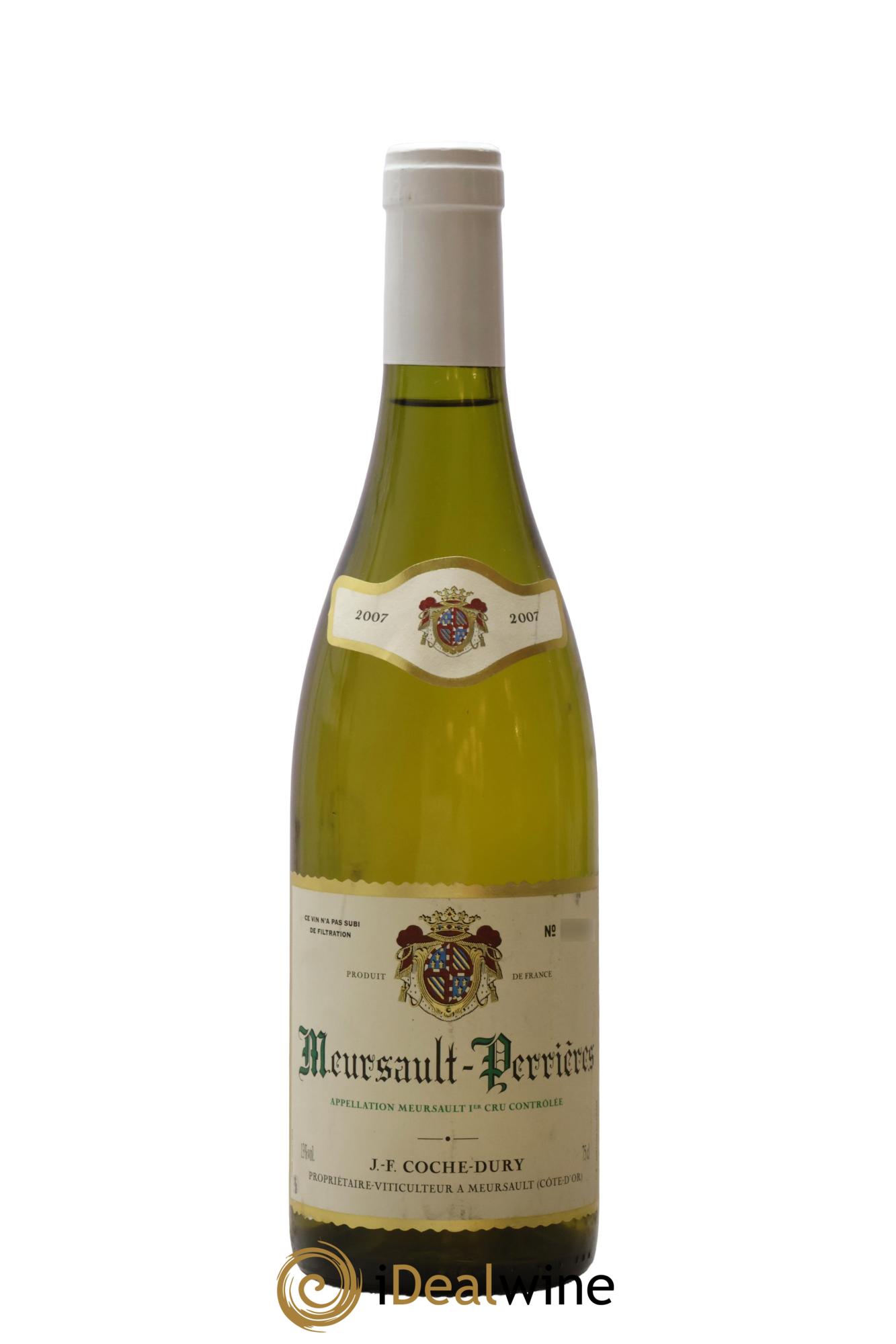 Meursault 1er Cru Perrières Coche Dury (Domaine) 2007 - Lot de 1 bouteille - 0