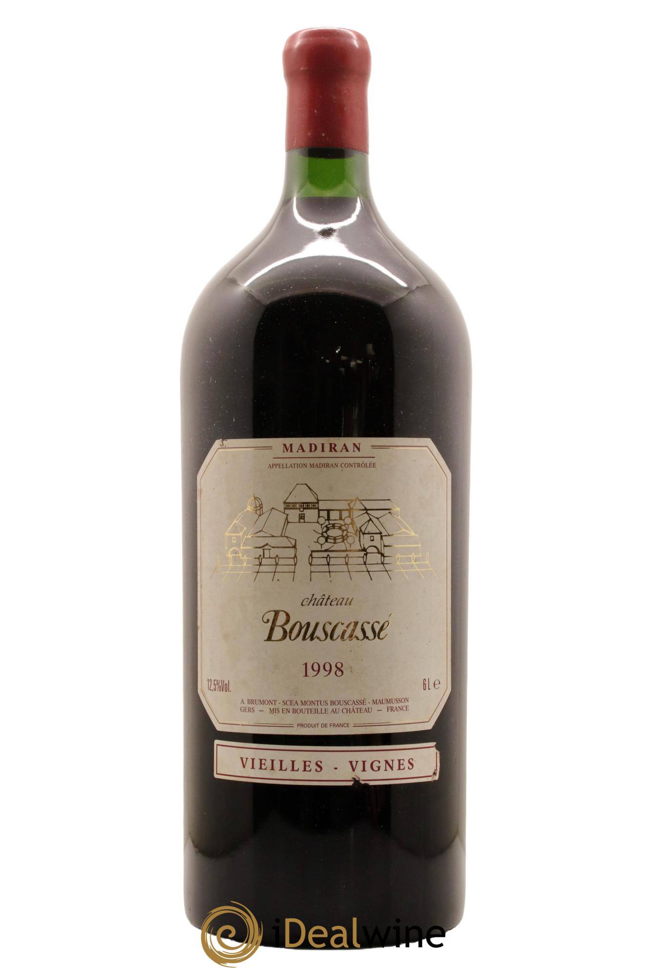 Madiran Vieilles Vignes Château Bouscassé - Alain Brumont 1998 - Lot de 1 impériale - 0