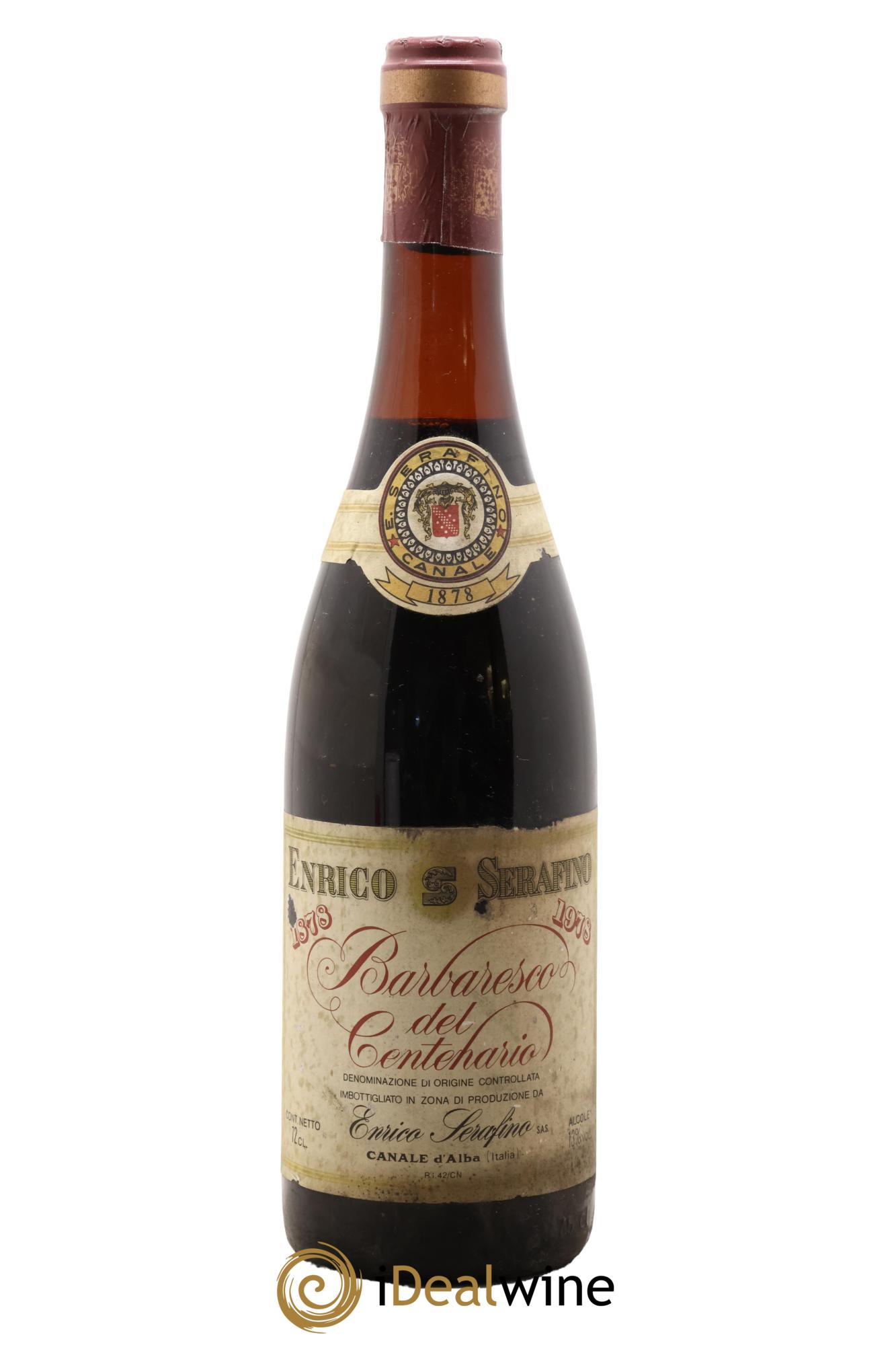 Barbaresco DOCG Del Centenario Serafino 1978 - Lot of 1 bottle - 0