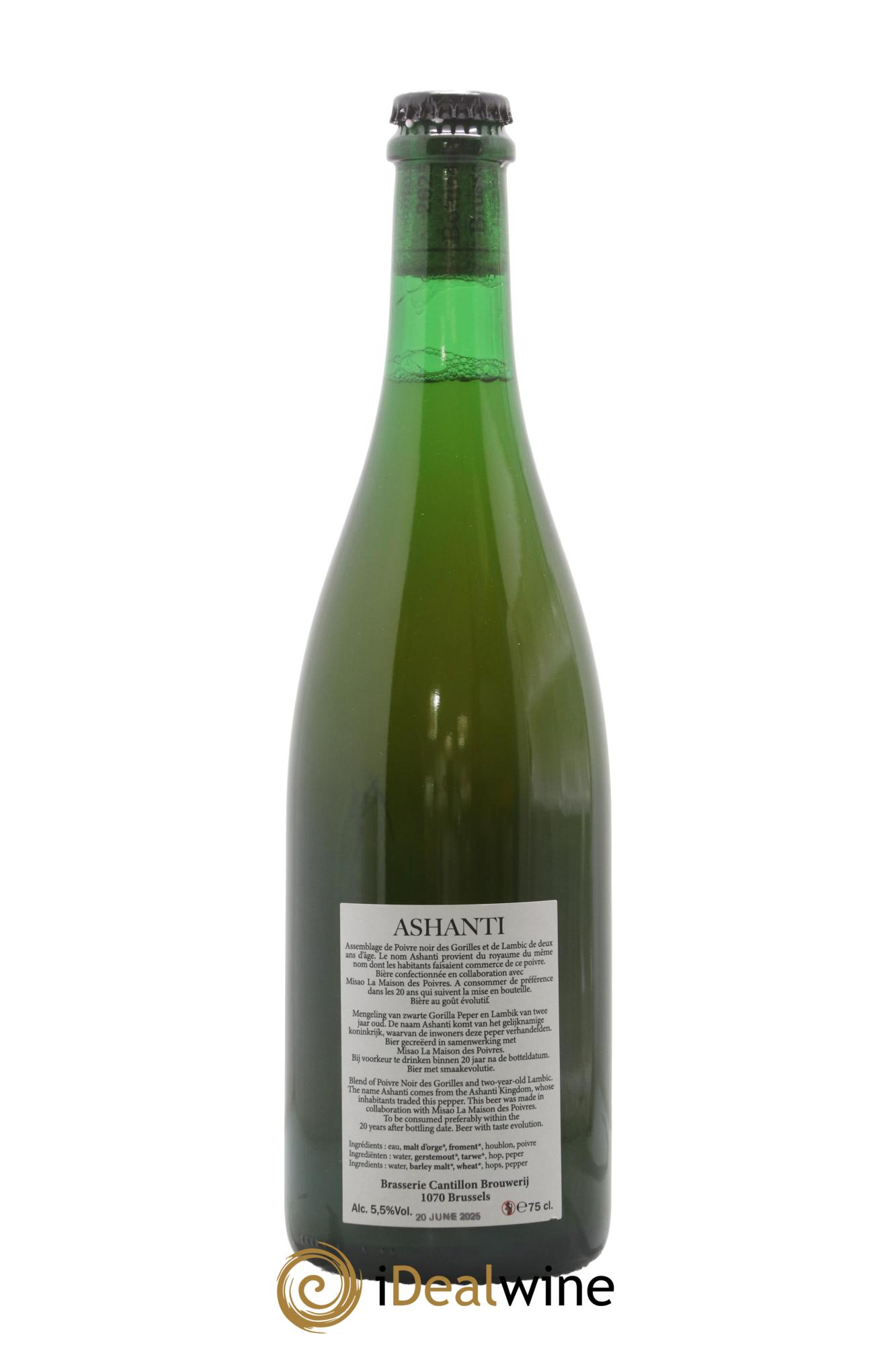 Bière Cantillon Ashanti Imbottigliato nel 2025 - Lotto di 1 bottiglia - 1
