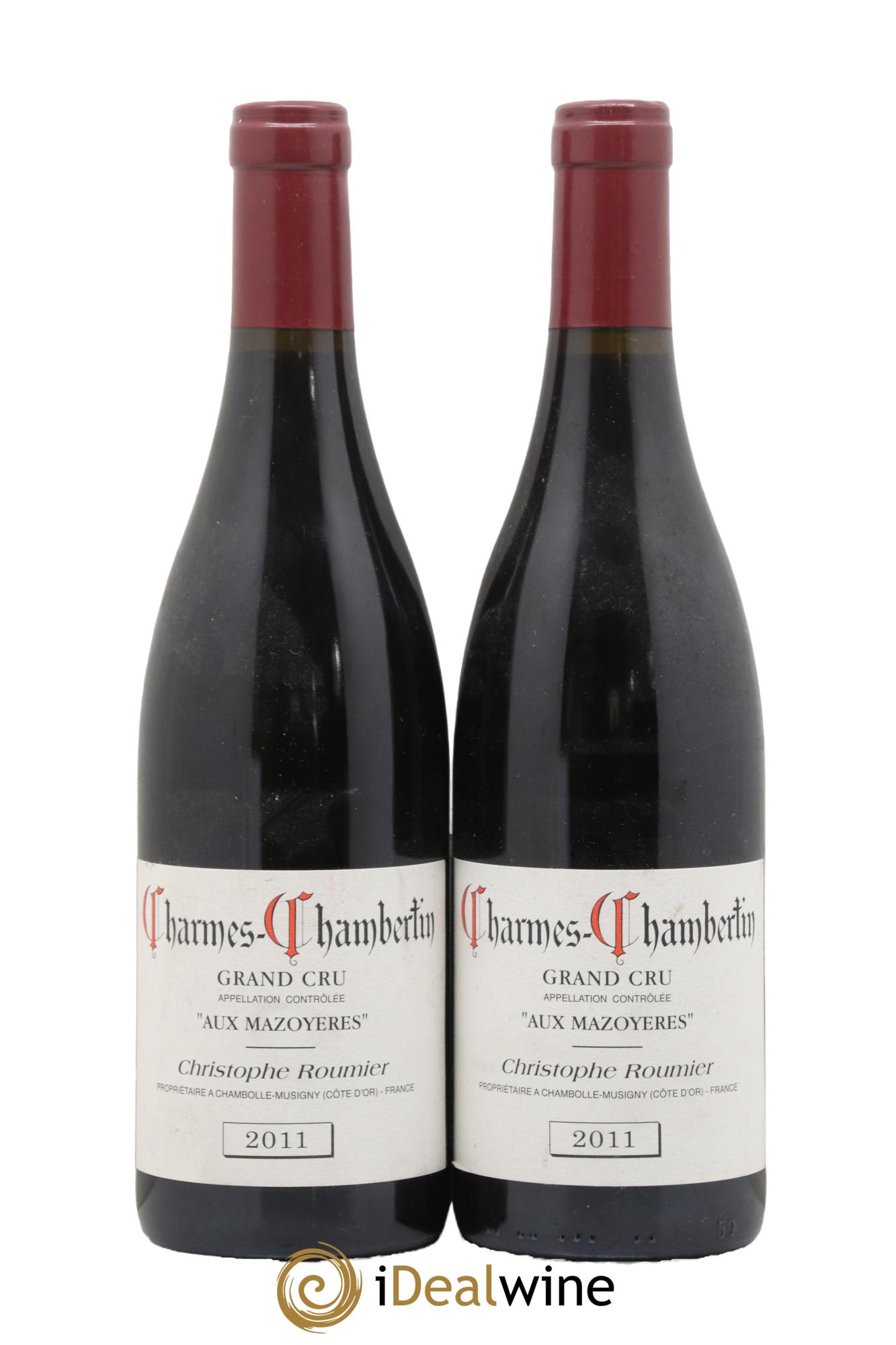 Charmes-Chambertin Grand Cru Aux Mazoyères Christophe Roumier 2011 - Lot of 2 bottles - 0