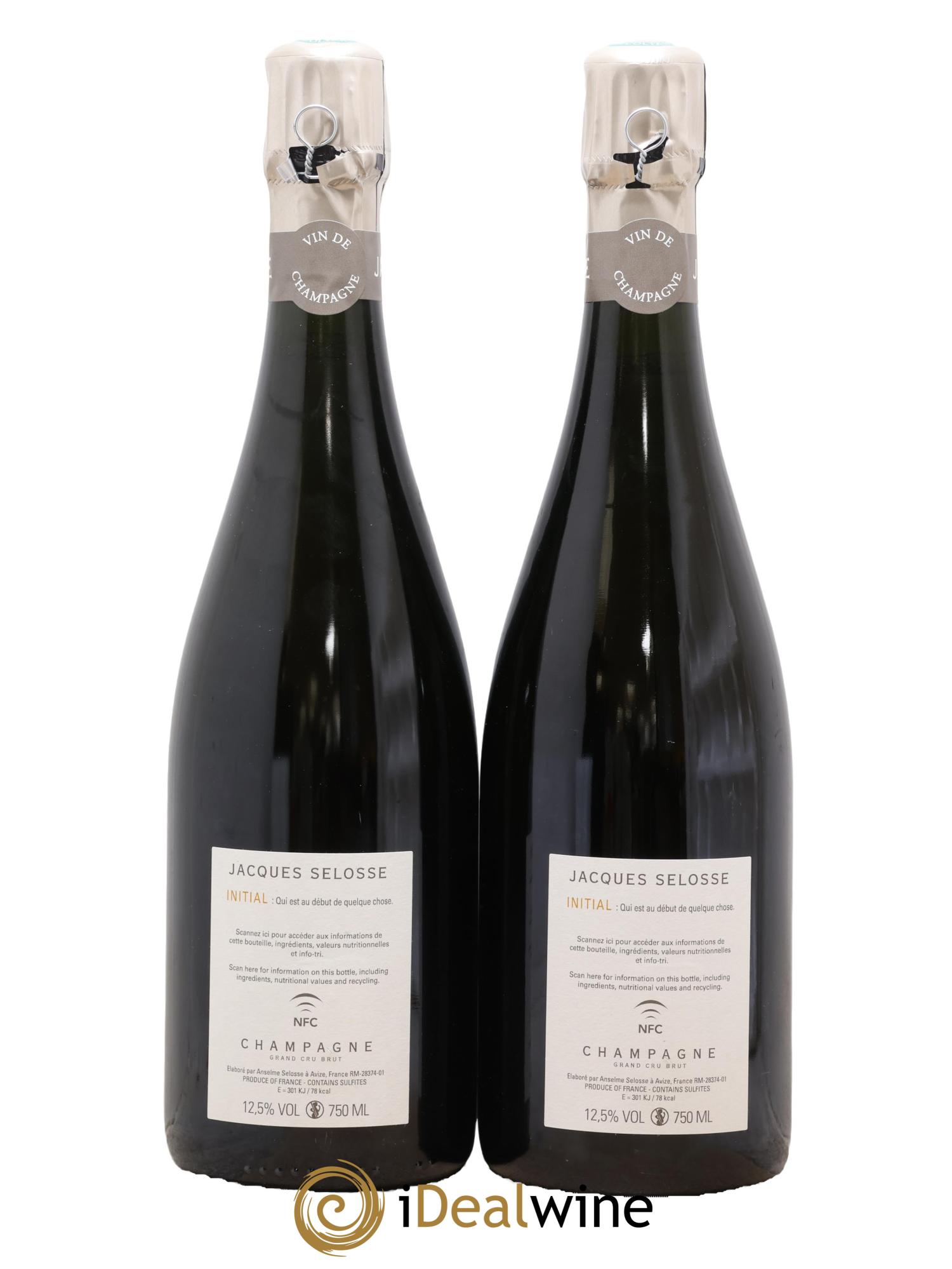 Initial Brut Jacques Selosse - Lot de 2 bouteilles - 1