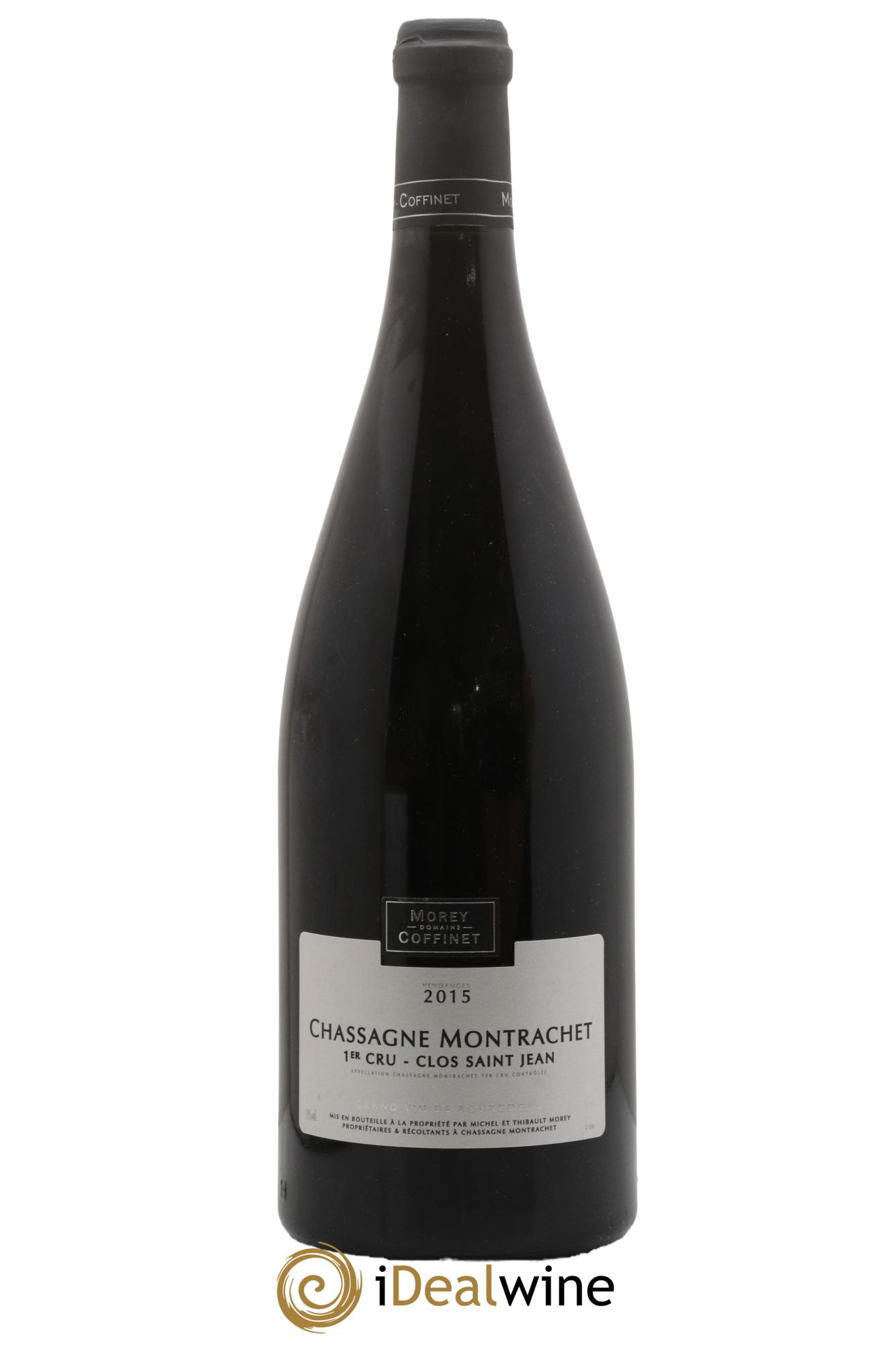 Chassagne-Montrachet 1er Cru Clos Saint-Jean Morey-Coffinet (Domaine) 2015 - Lot de 1 magnum - 0