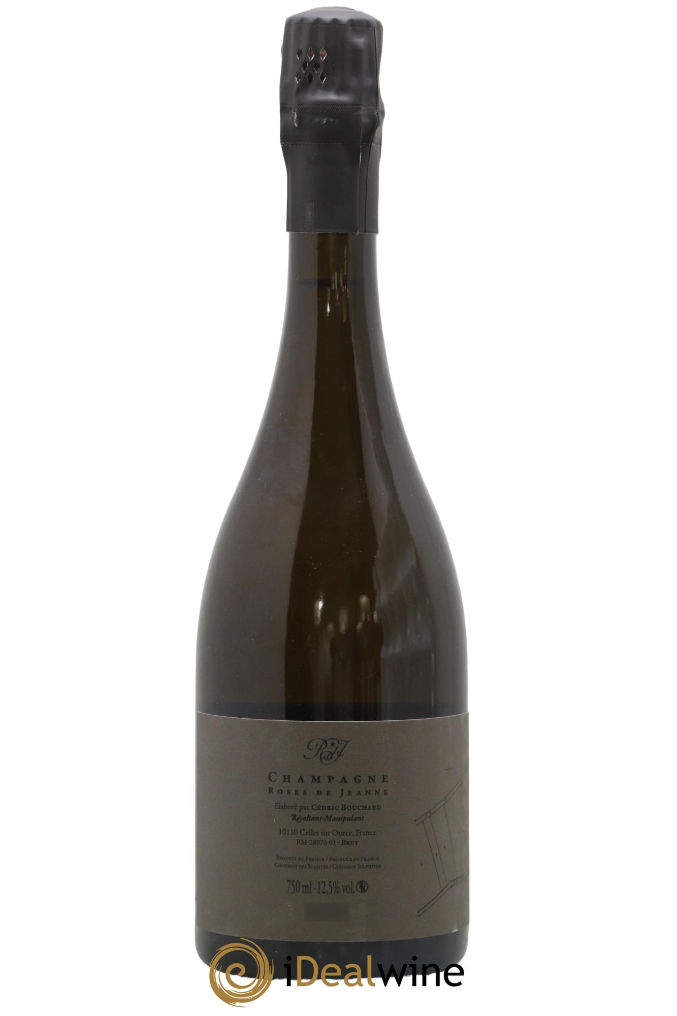 Roses de Jeanne Côte de Val Vilaine Blanc de Noirs Cédric Bouchard 2023 - Lot de 1 bouteille - 1