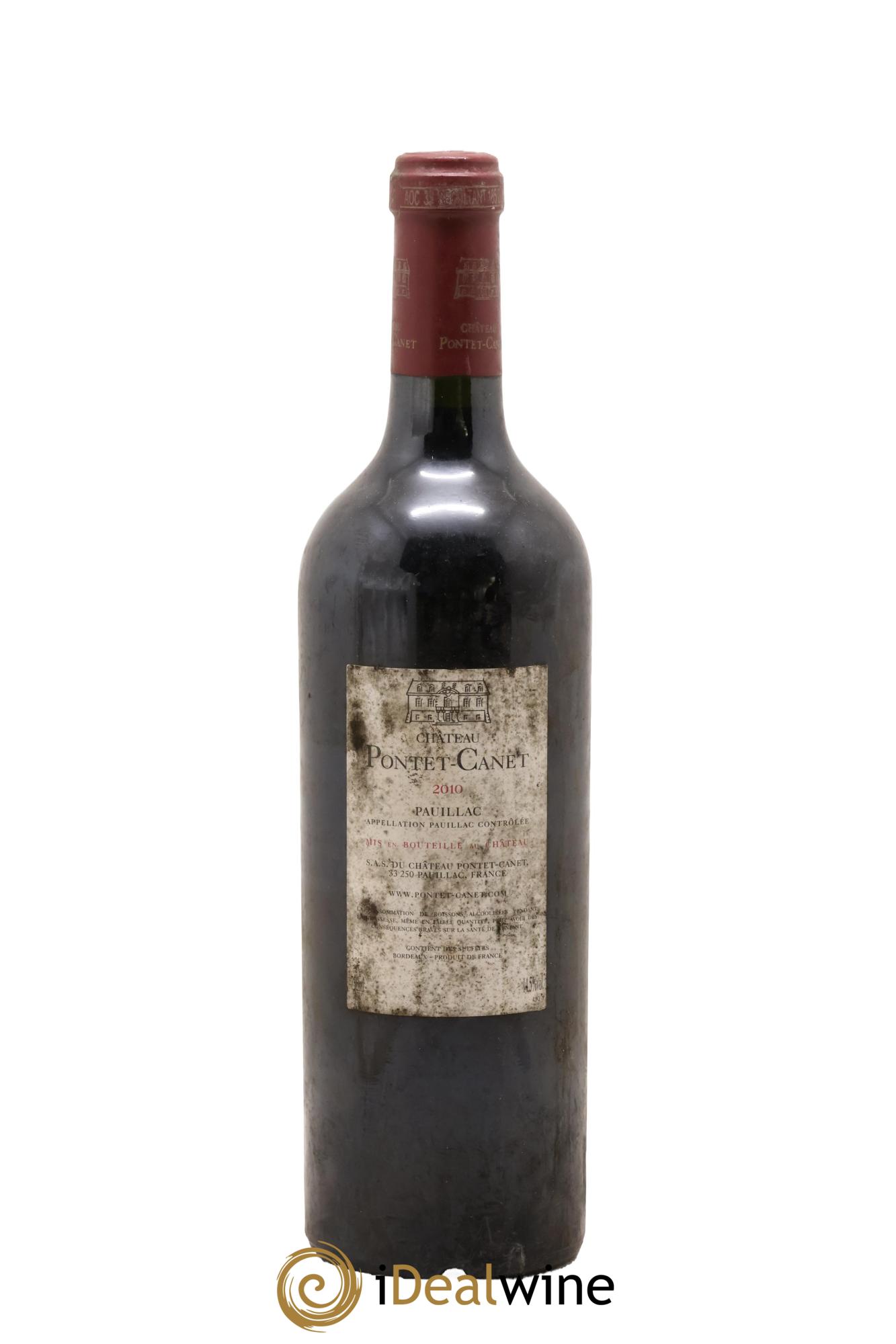 Château Pontet Canet 5ème Grand Cru Classé 2010 - Posten von 1 Flasche - 1